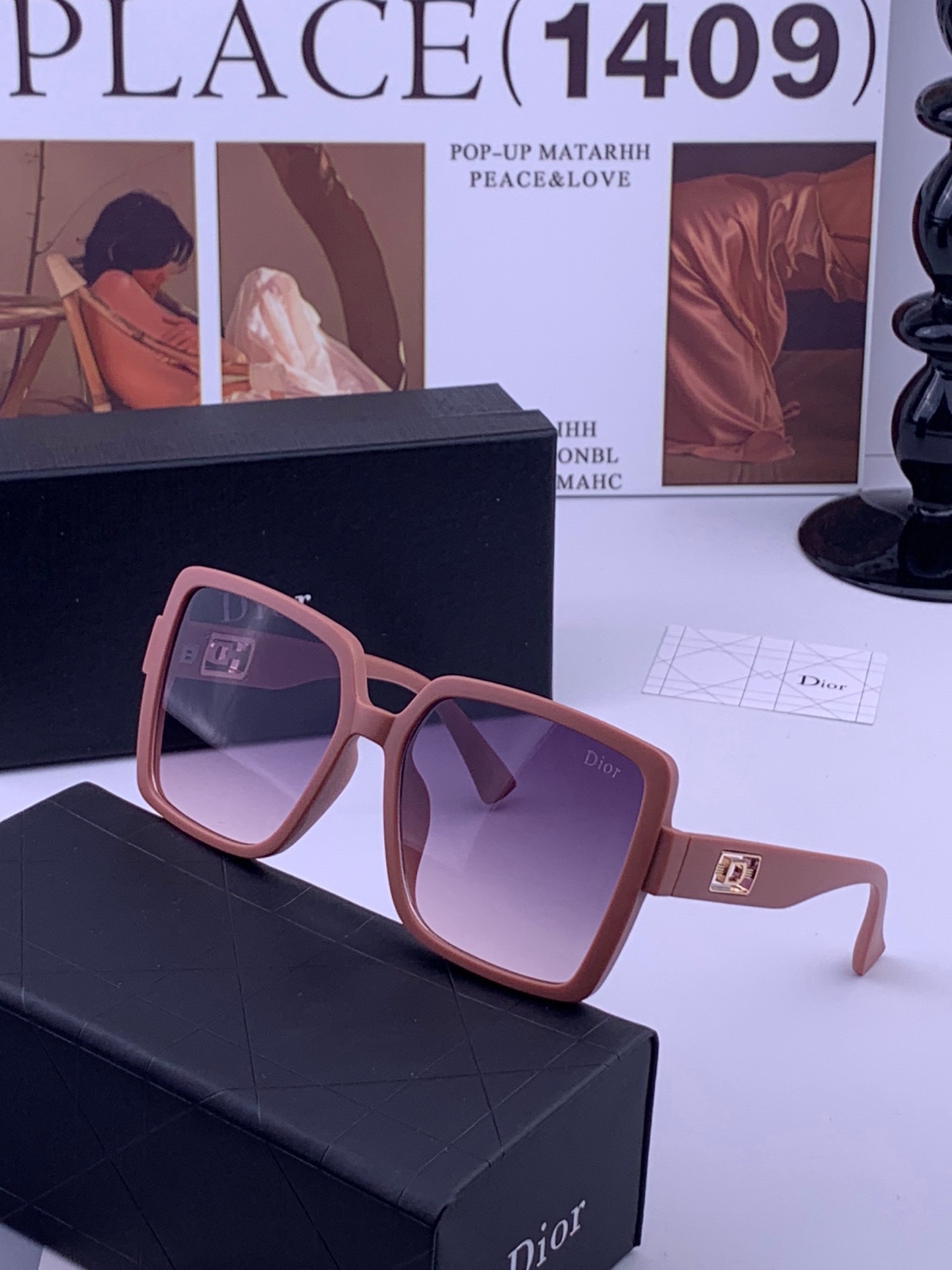 🔺 【DIOR-迪奥】开春新款 潮流爆款 时尚太阳镜 高品质 佩戴舒适 网红潮款墨镜 型号：D78000