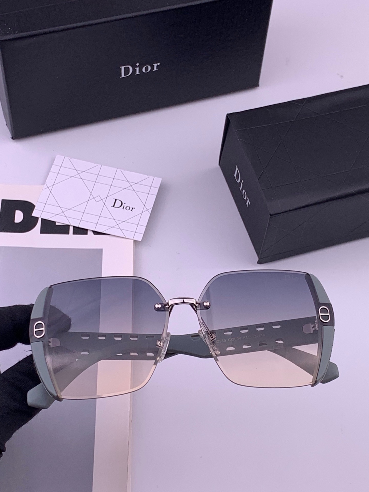 🔺 【DIOR-迪奥】开春新款 潮流爆款 时尚方框太阳镜 高品质 佩戴舒适 网红潮款墨镜 女士高清太阳镜🕶️ 🎉高品质T