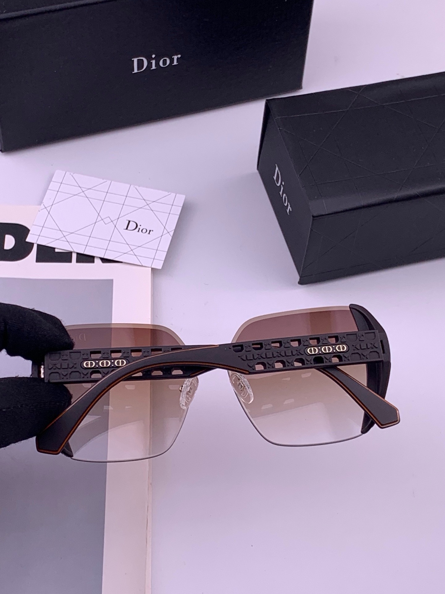 🔺 【DIOR-迪奥】开春新款 潮流爆款 时尚方框太阳镜 高品质 佩戴舒适 网红潮款墨镜 女士高清太阳镜🕶️ 🎉高品质T