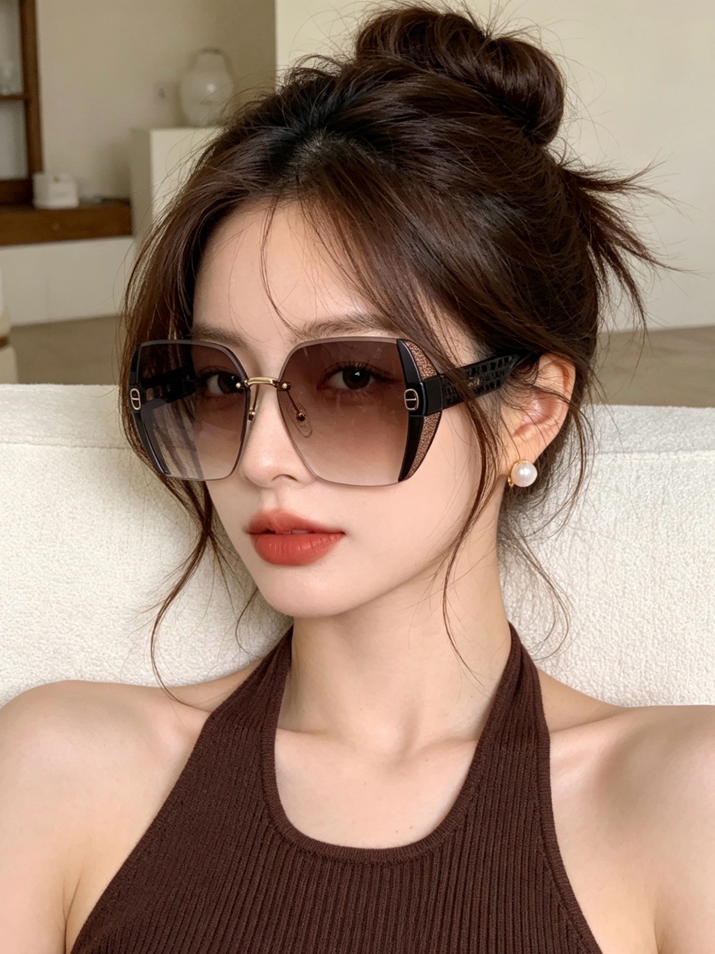 🔺 【DIOR-迪奥】开春新款 潮流爆款 时尚方框太阳镜 高品质 佩戴舒适 网红潮款墨镜 女士高清太阳镜🕶️ 🎉高品质T