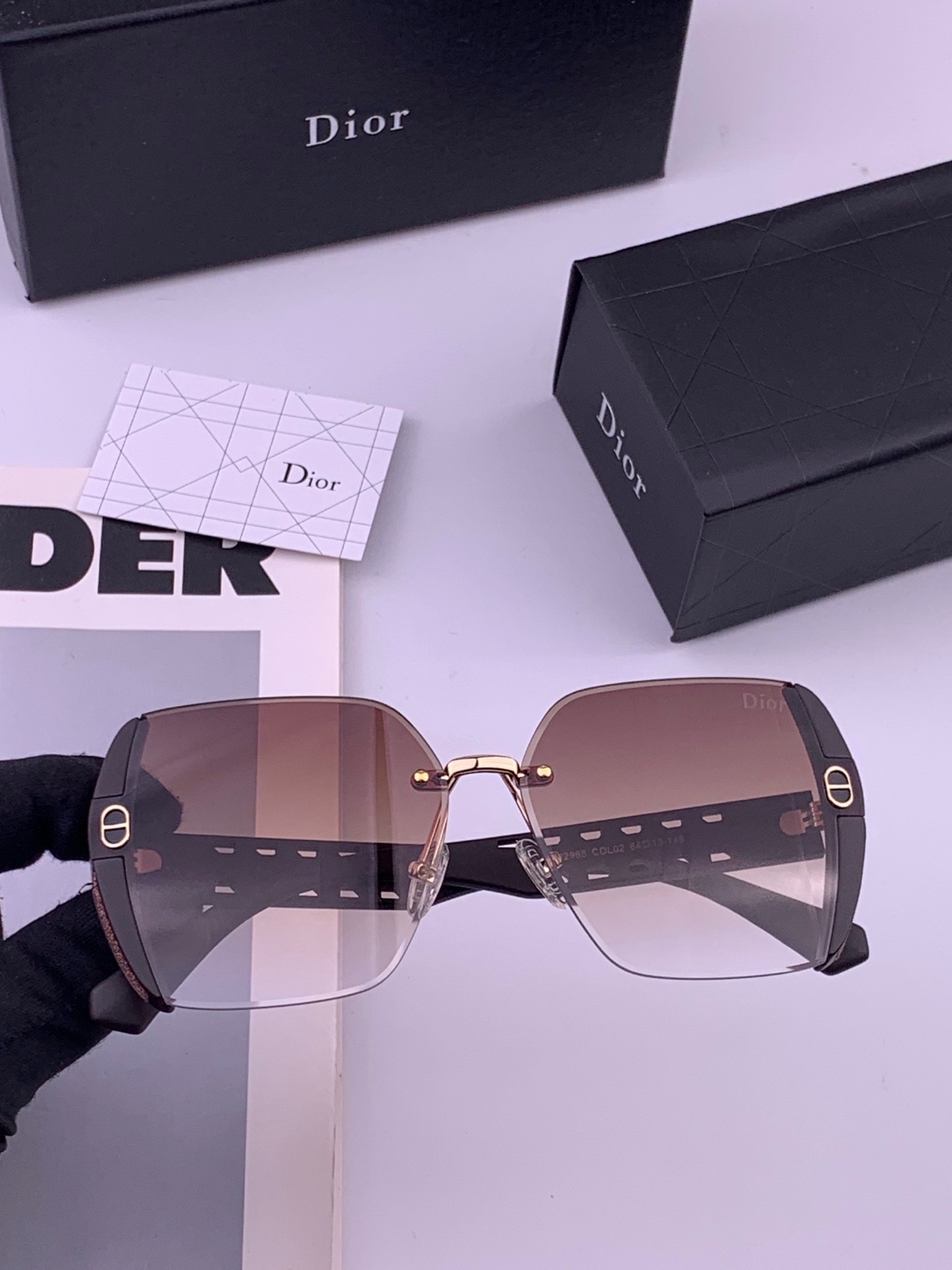🔺 【DIOR-迪奥】开春新款 潮流爆款 时尚方框太阳镜 高品质 佩戴舒适 网红潮款墨镜 女士高清太阳镜🕶️ 🎉高品质T