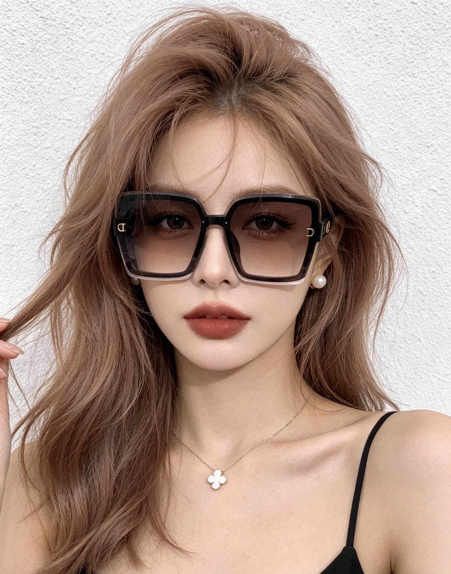 🔺 【DIOR-迪奥】开春新款 潮流爆款 时尚方框偏光太阳镜 高品质 佩戴舒适 网红潮款墨镜 女士高清加厚偏光太阳镜🕶️
