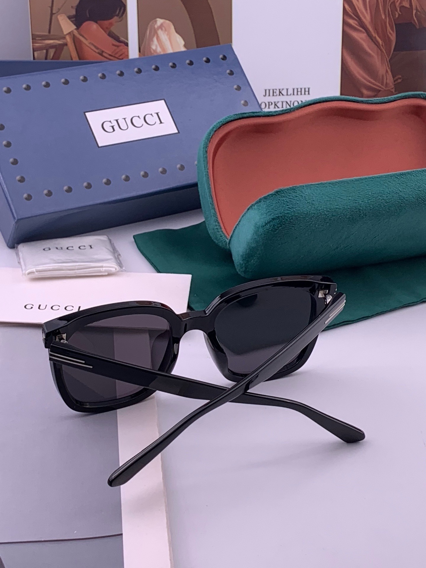 🔺GUCCI🔻古驰 GG圆框太阳镜 完美品质 🎓独特设计  适合各种脸型 亮相时装周 超时尚百搭 实物精致  情侣款 男