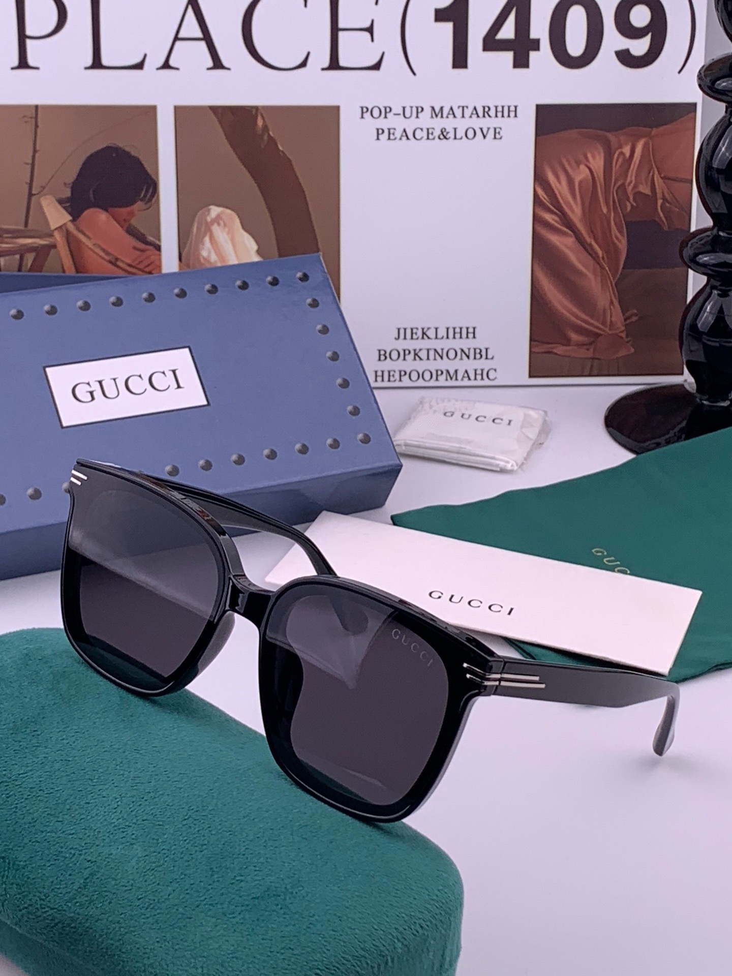 🔺GUCCI🔻古驰 GG圆框太阳镜 完美品质 🎓独特设计  适合各种脸型 亮相时装周 超时尚百搭 实物精致  情侣款 男