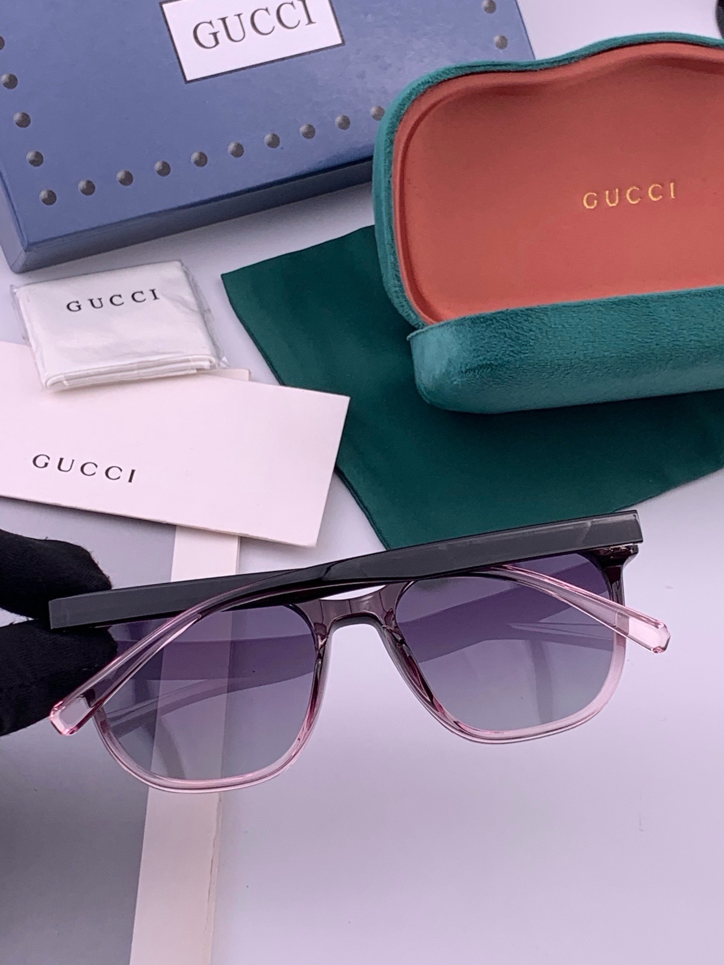 🔺GUCCI🔻古驰 GG圆框太阳镜 完美品质 🎓独特设计  适合各种脸型 亮相时装周 超时尚百搭 实物精致  情侣款 男