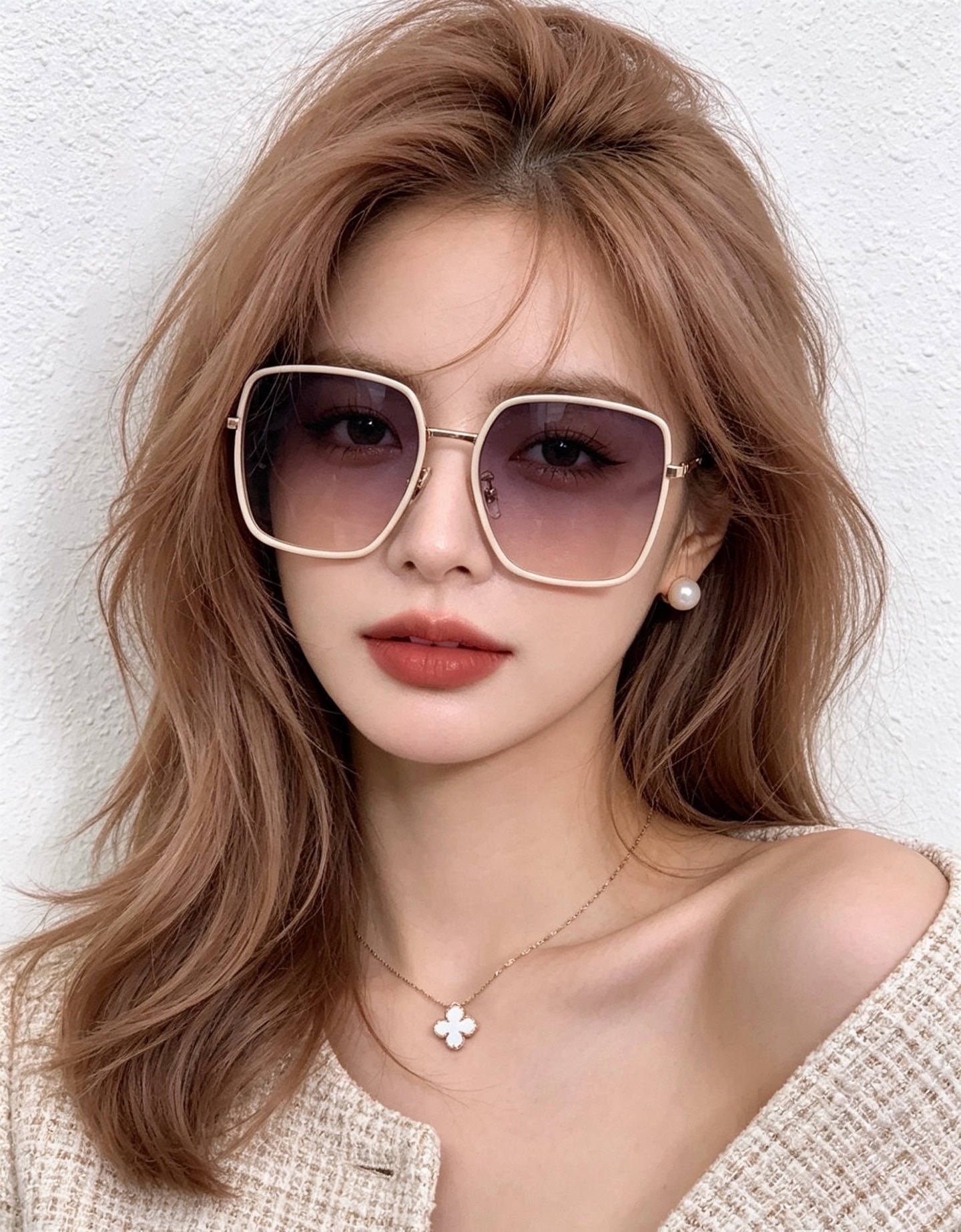 🔺 【GUCCI-偏光太阳镜】开春新款 潮流爆款 时尚圆框偏光太阳镜 高品质 佩戴舒适 网红潮款墨镜 女士高清偏光太阳镜