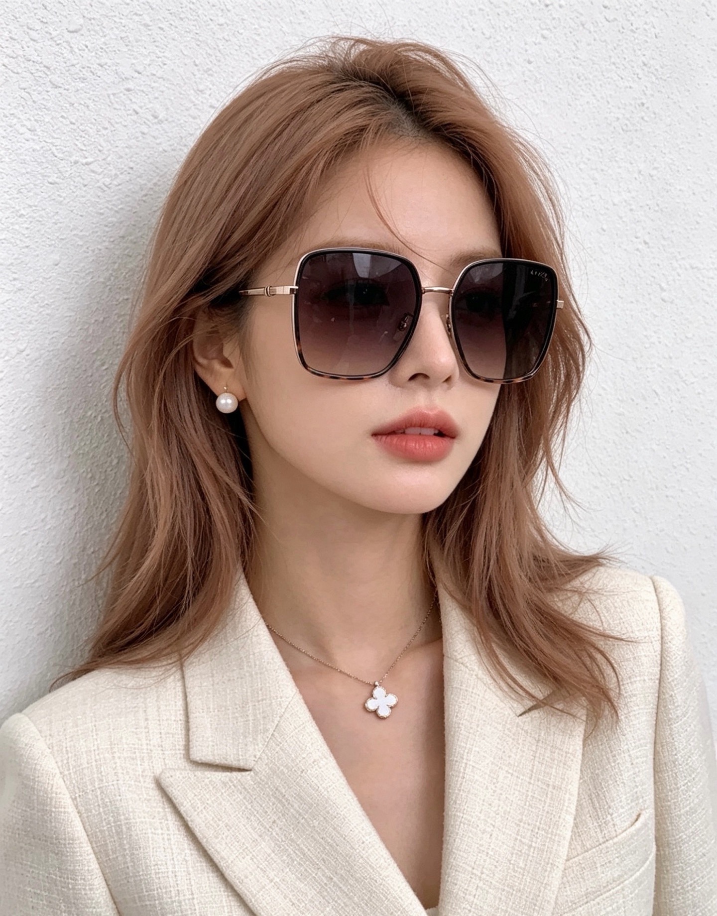 🔺 【GUCCI-偏光太阳镜】开春新款 潮流爆款 时尚圆框偏光太阳镜 高品质 佩戴舒适 网红潮款墨镜 女士高清偏光太阳镜