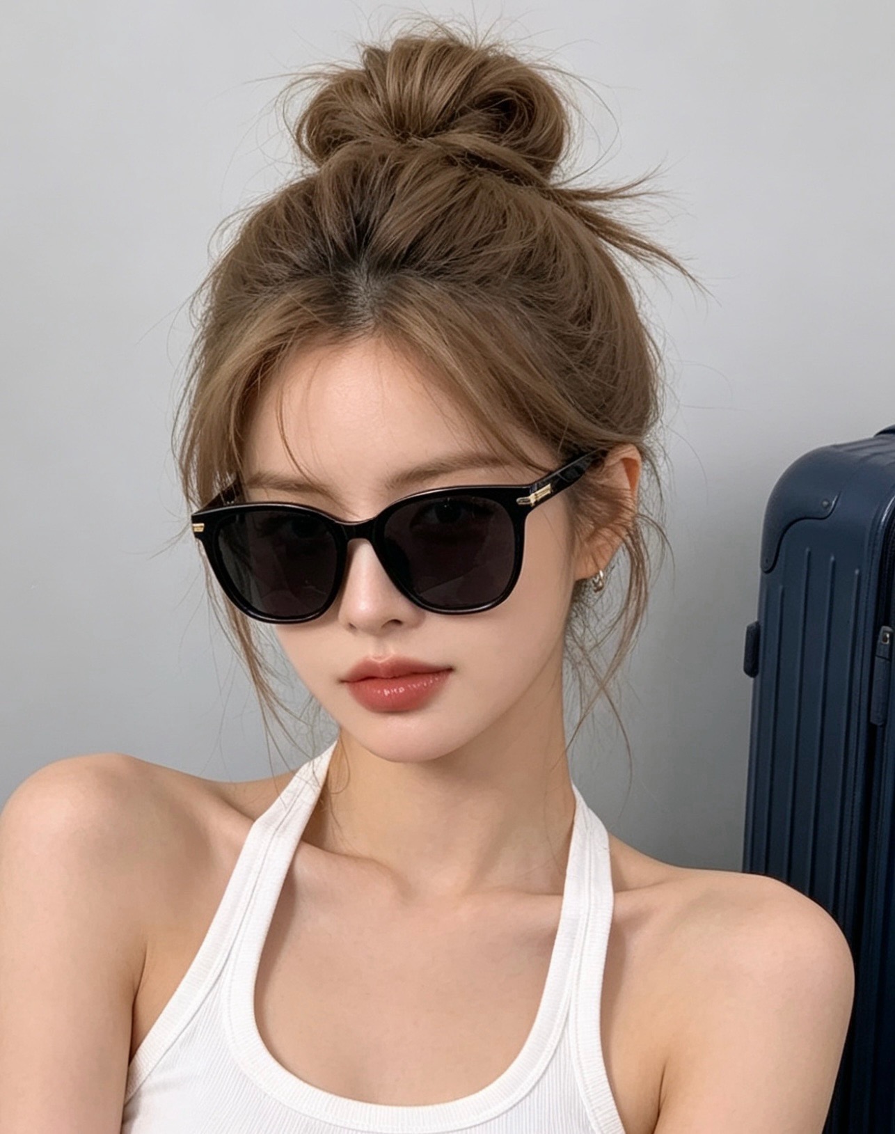 🔺 【GUCCI-偏光太阳镜】开春新款 潮流爆款 时尚方框偏光太阳镜 高品质 佩戴舒适 网红潮款墨镜 女士高清偏光太阳镜