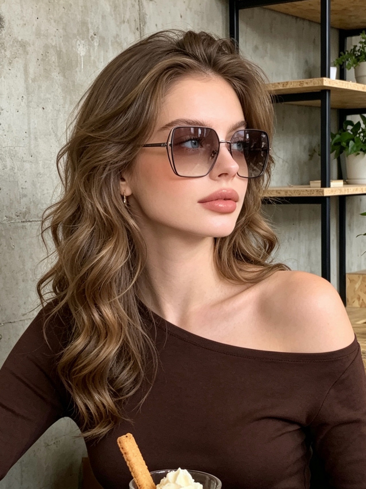 🔺 【GUCCI】开春新款 潮流爆款 时尚方框偏光太阳镜 高品质 佩戴舒适 网红潮款墨镜 女士高清偏光太阳镜🕶️ 🎉高品