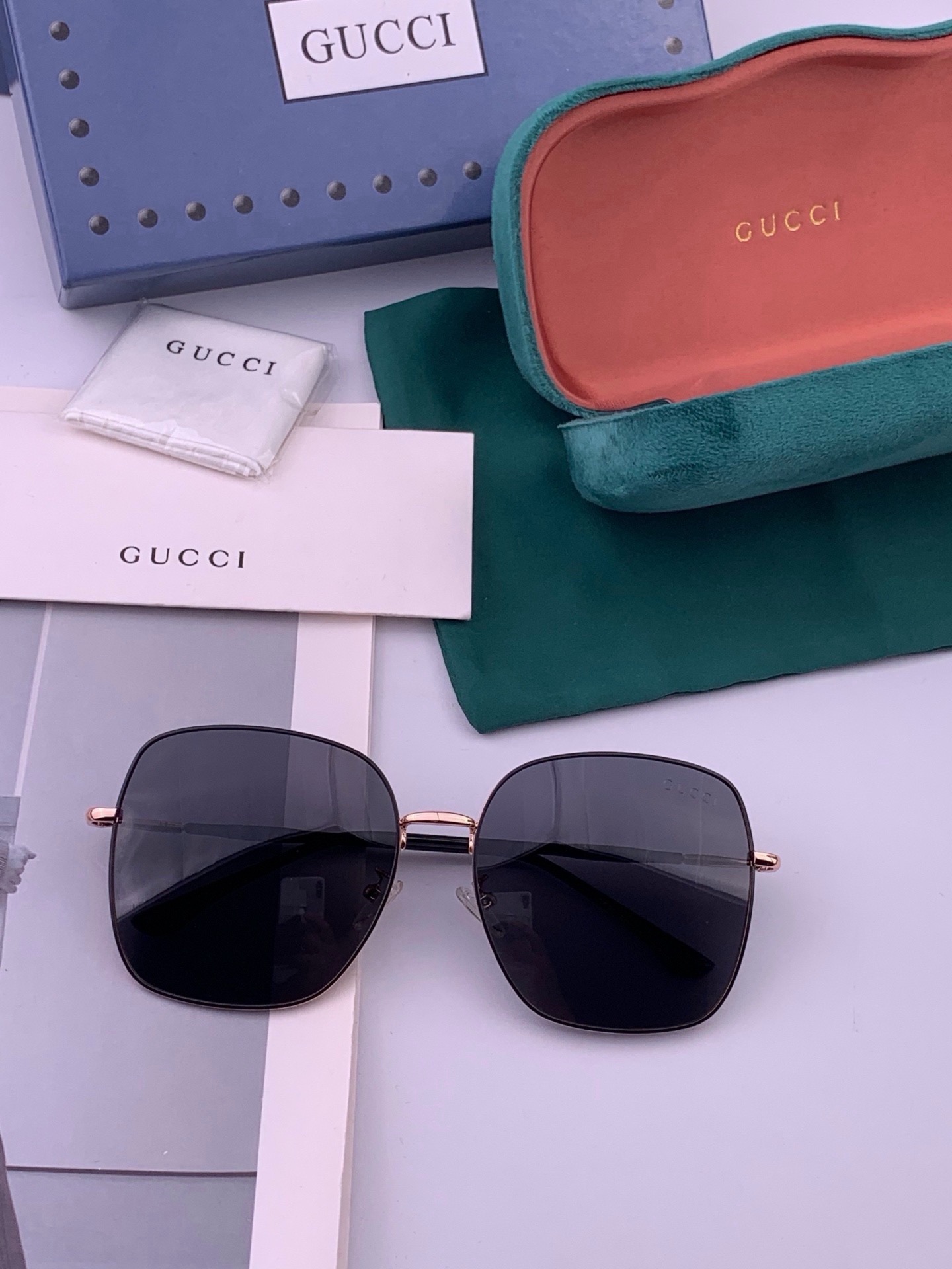 🔺GUCCI🔻古驰 GG圆框太阳镜 完美品质 🎓独特设计  适合各种脸型 亮相时装周 超时尚百搭 实物精致  情侣款 男