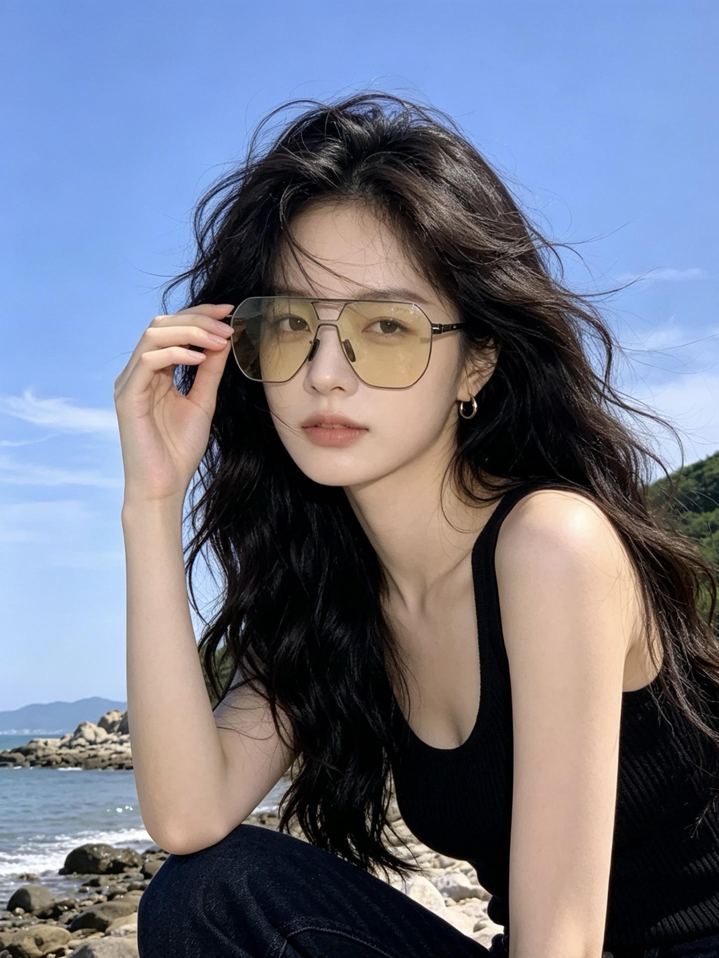 ♦️ GUCCI 新款男女情侣款太阳镜多边形墨镜iP电镀永不褪色 超轻超有弹性整幅眼镜无螺丝重要的是压不坏 高清尼龙镜片 ♦️ GUCCI 新款男女情侣款太阳镜多边形墨镜iP电镀永不褪色 超轻超有弹性整幅眼镜无螺丝重要的是压不坏 高清尼龙镜片
