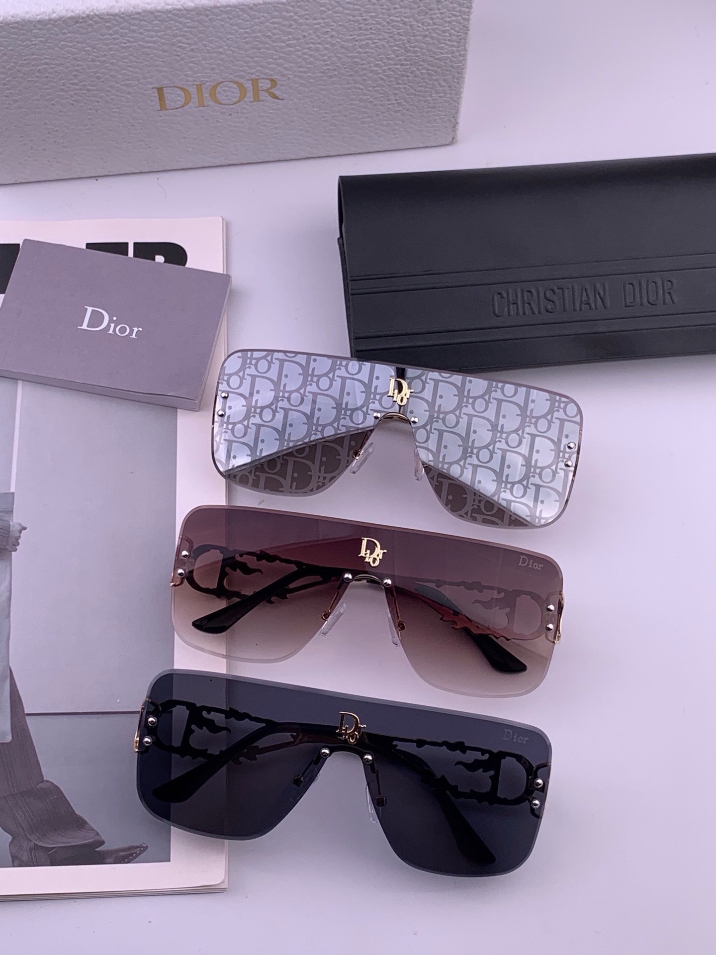 🔺 【DIOR-迪奥】开春新款 潮流爆款 时尚连体太阳镜 高品质 佩戴舒适 网红潮款墨镜 女士高清太阳镜🕶️ 🎉高品质T