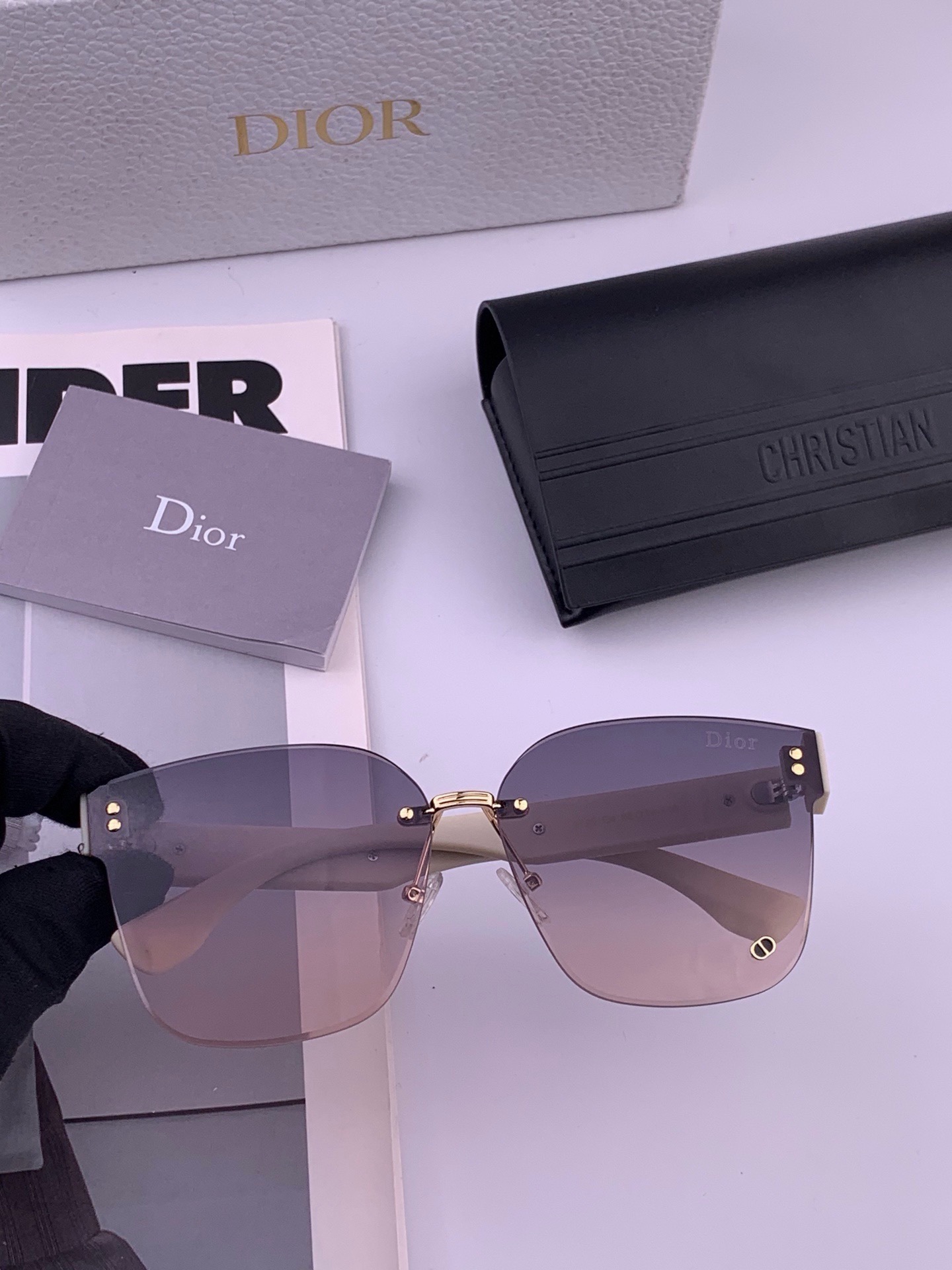 🔺 【DIOR-迪奥】开春新款 潮流爆款 时尚方框太阳镜 高品质 佩戴舒适 网红潮款墨镜 女士高清太阳镜🕶️ 🎉高品质T
