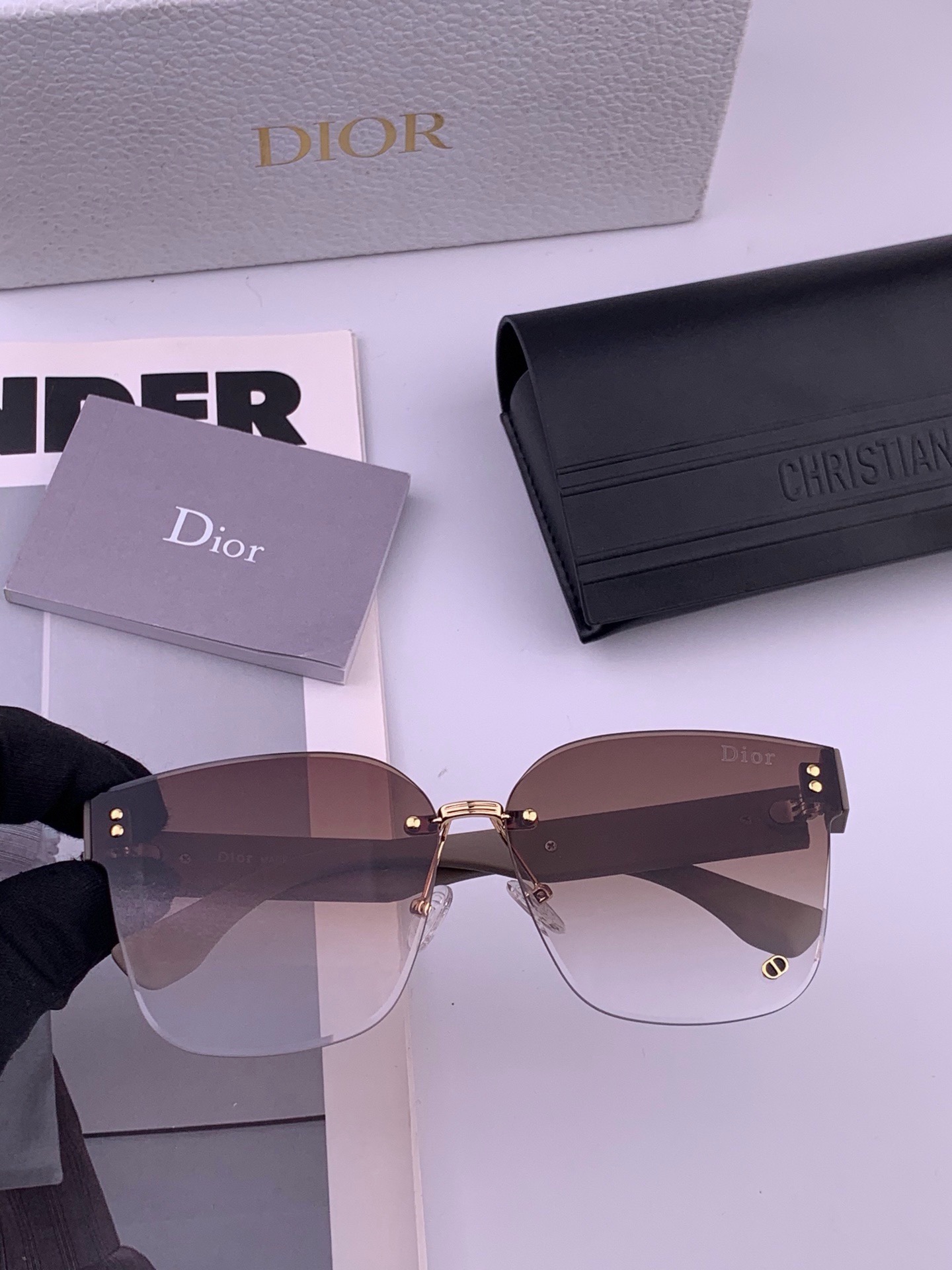 🔺 【DIOR-迪奥】开春新款 潮流爆款 时尚方框太阳镜 高品质 佩戴舒适 网红潮款墨镜 女士高清太阳镜🕶️ 🎉高品质T
