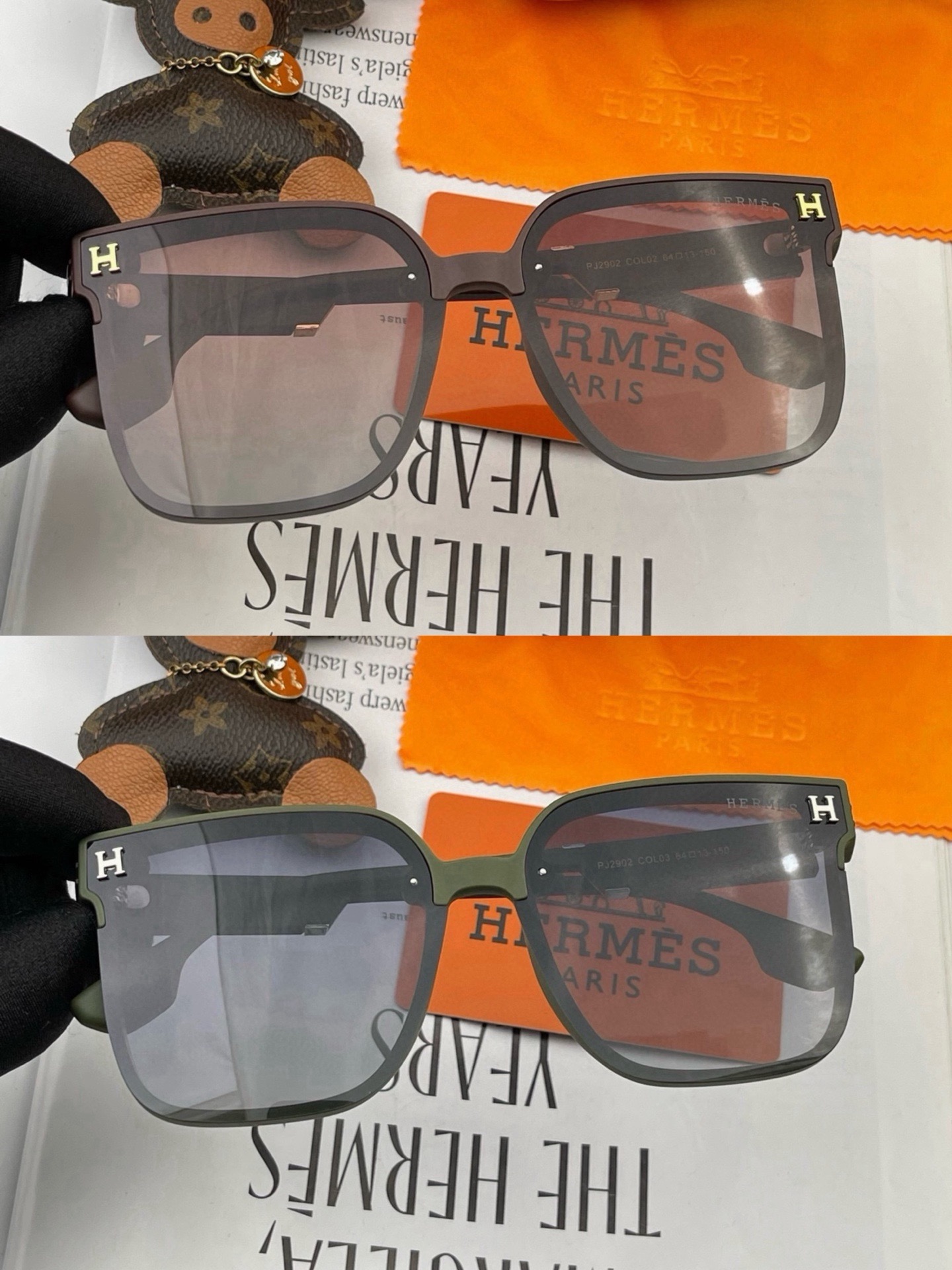 【TR偏光系列太阳镜】HERMES 爱马仕 🎈原版出货 网红超爆款💙经典奢华全球风[强][酷][亲亲] 时尚方框太阳镜[