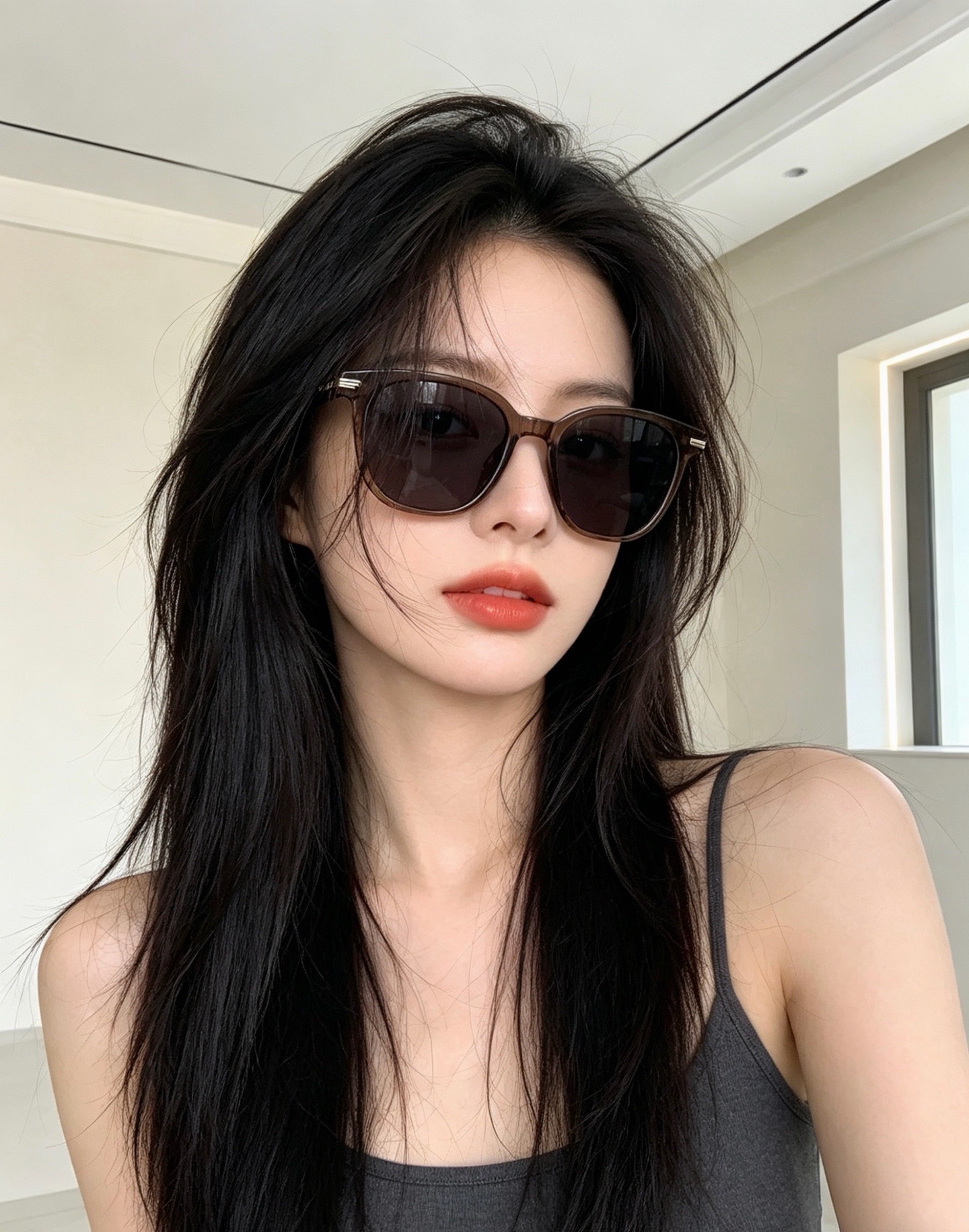 🔺 【GUCCI-偏光太阳镜】开春新款 潮流爆款 时尚偏光太阳镜 高品质 佩戴舒适 网红潮款墨镜 女士高清偏光太阳镜🕶️