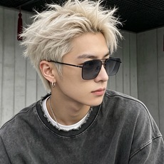 LV 男款炫彩飞行员偏光太阳镜 ❤️材质:高清尼龙加厚卡槽高清偏光镜片 🌹无边框镜架💕颜👍型号:L38903 LV 男款炫彩飞行员偏光太阳镜 ❤️材质:高清尼龙加厚卡槽高清偏光镜片 🌹无边框镜架💕颜👍型号:L38903