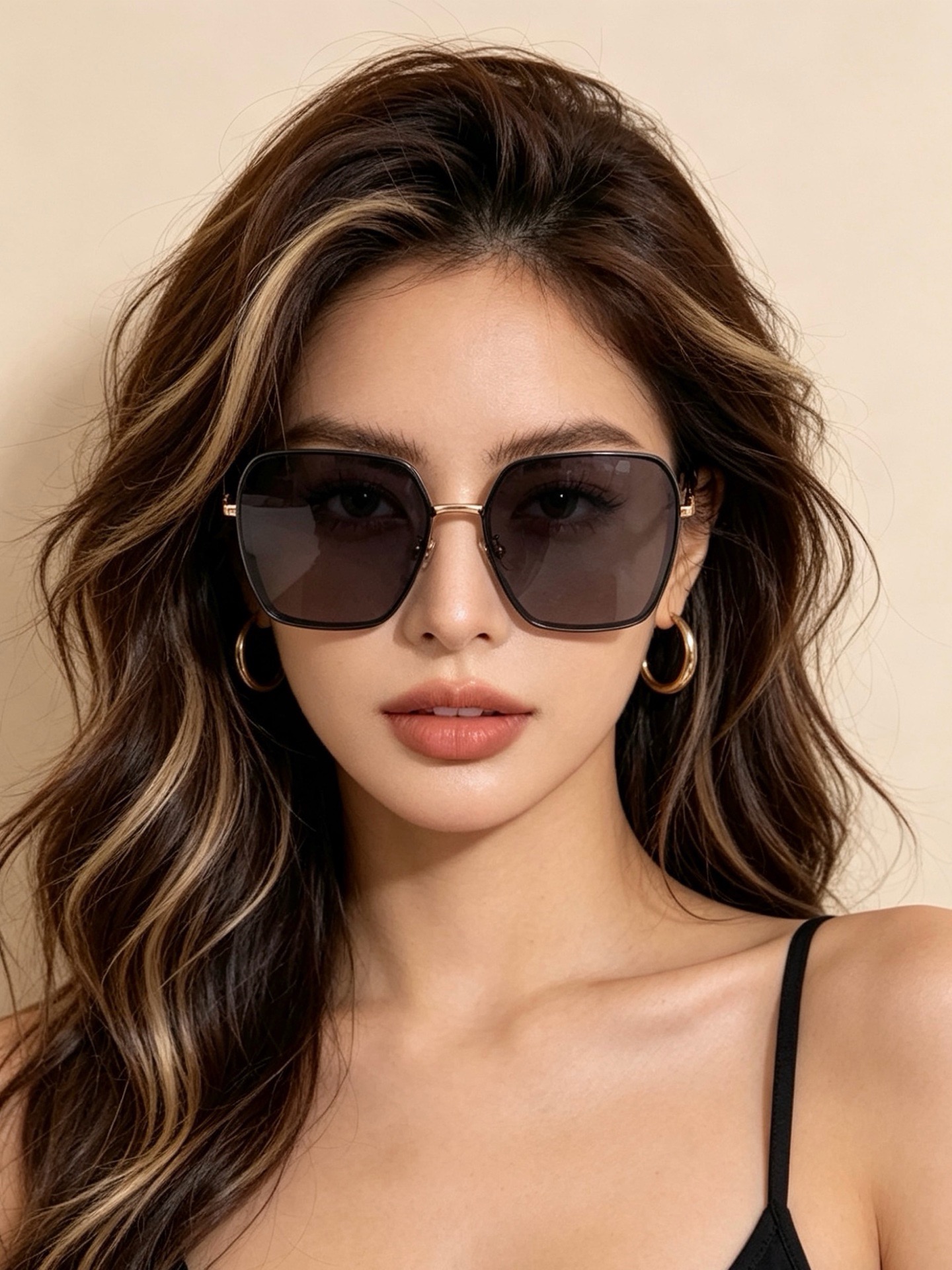 🆕  🔺 【DIOR-迪奥】开春新款 潮流爆款 时尚尼龙偏光太阳镜 高品质 佩戴舒适 网红潮款墨镜 型号：D7635
