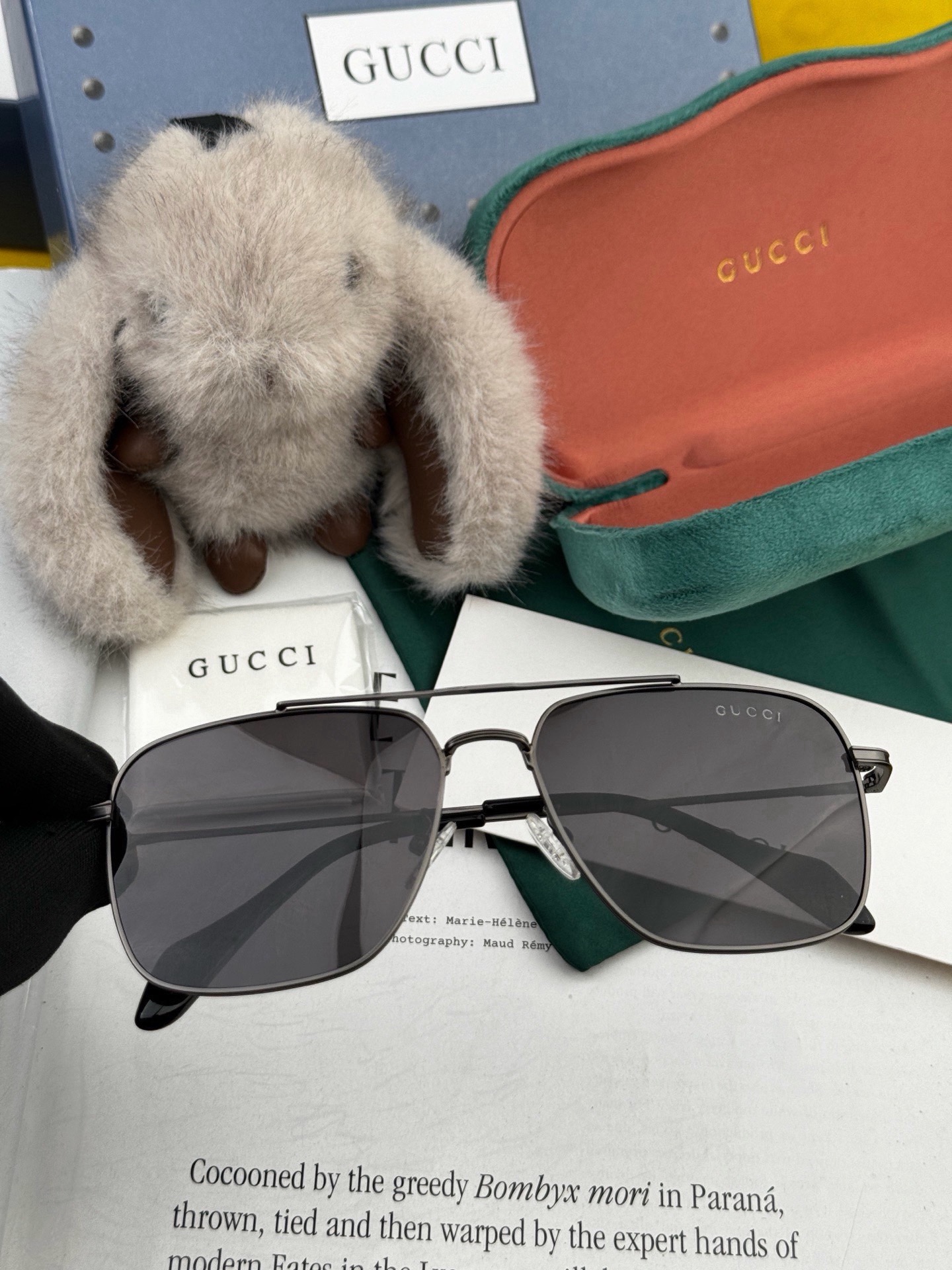 🆕   Gucci 🔥  高品质男女款墨镜   👍 进口宝丽来偏光镜片  🔥蛤蟆镜 开车钓鱼都可 🔥百搭显瘦墨镜韩版男士
