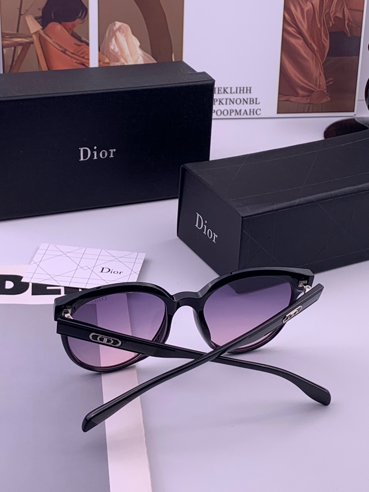 🆕  🔺 【DIOR-迪奥】开春新款 潮流爆款 时尚方框偏光太阳镜 高品质 佩戴舒适 网红潮款墨镜 女士高清偏光太阳镜🕶