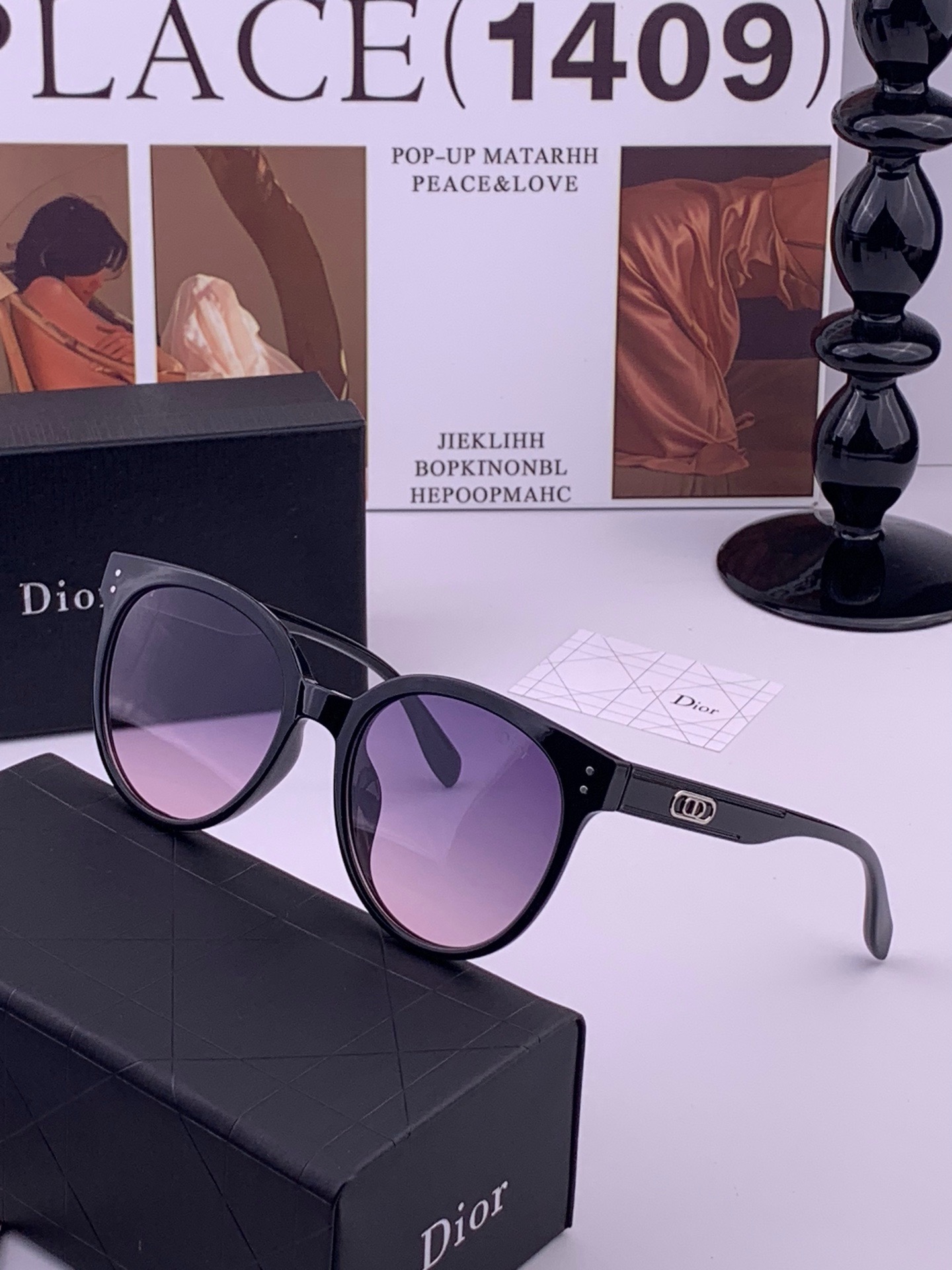 🆕  🔺 【DIOR-迪奥】开春新款 潮流爆款 时尚方框偏光太阳镜 高品质 佩戴舒适 网红潮款墨镜 女士高清偏光太阳镜🕶
