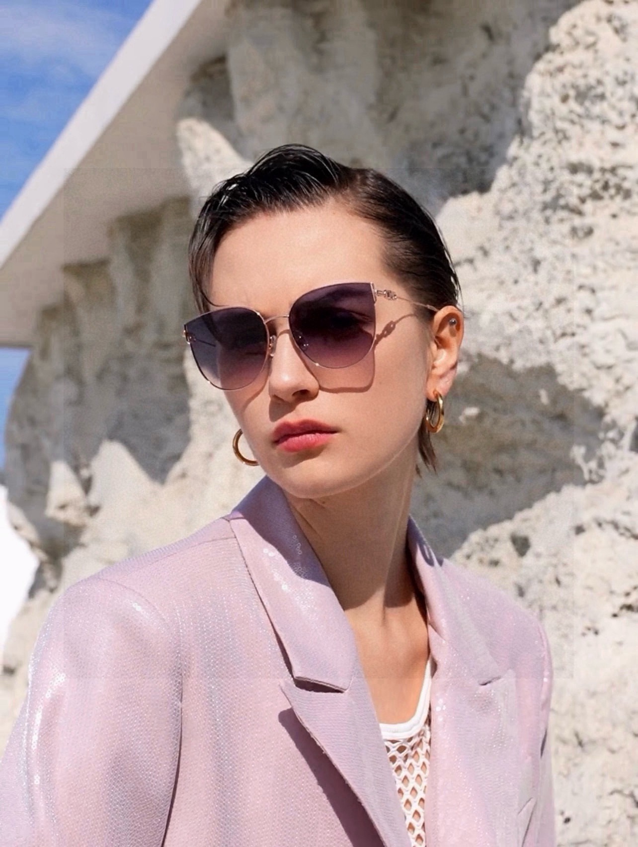 🆕   DIOR🌋☔️时尚圆框太阳镜镜片 顶级奢侈品[强] 高品质[胜利][亲亲]🍦🍨 [得意] 气质非凡😄 🍫🍪女士开