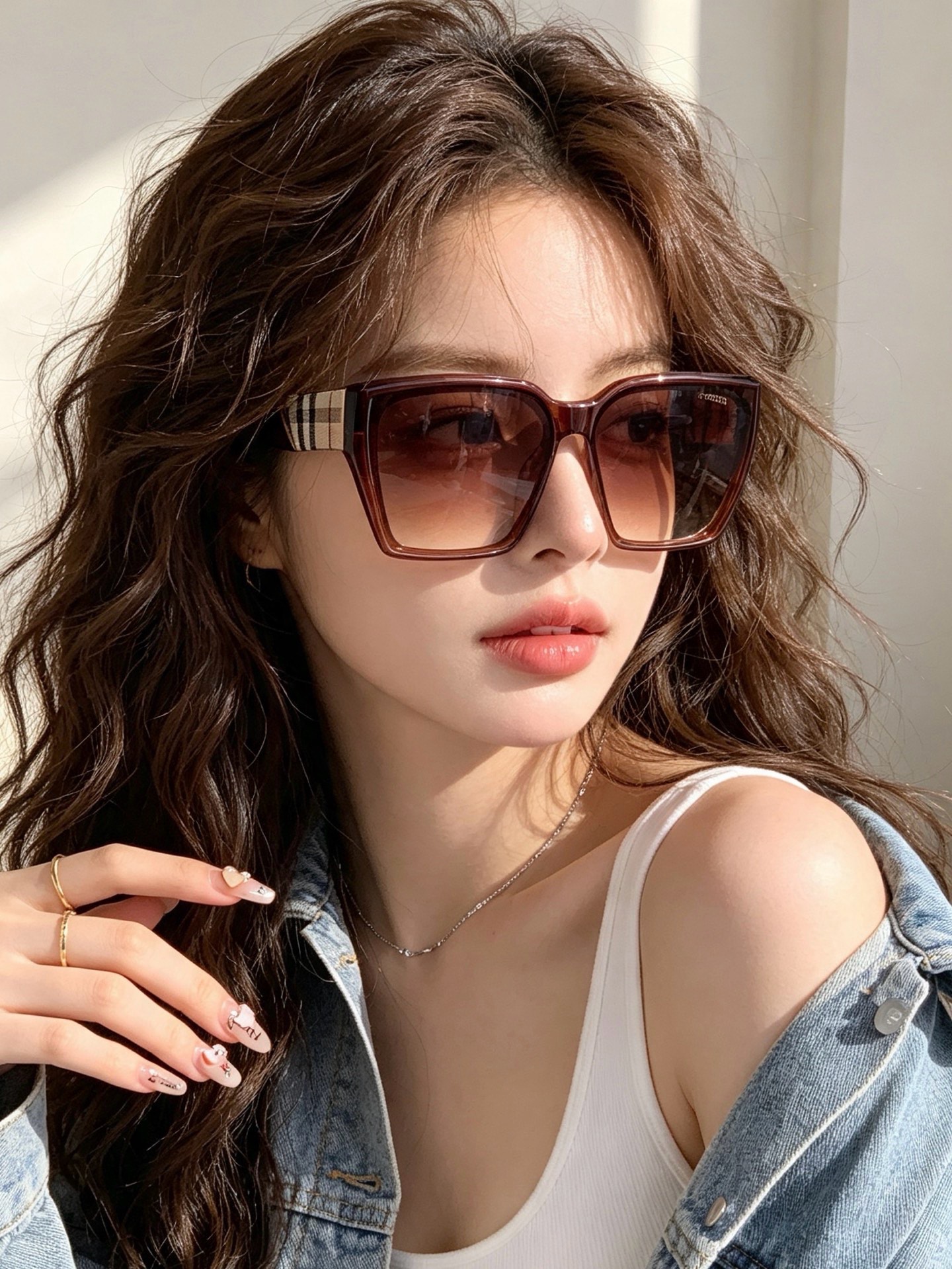 🆕  🎈原版出货 巴宝莉网红超爆款💙经典奢华全球风[强][酷][亲亲] 时尚方框太阳镜[得意] 气质非凡😄 经典大框款式
