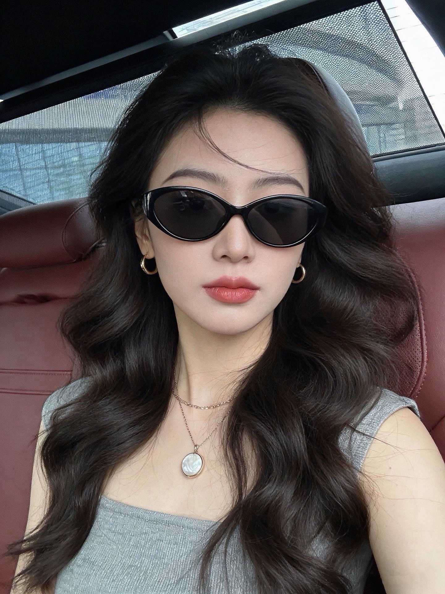 🆕 🔺 【GUCCI】开春新款 潮流爆款 时尚偏光太阳镜 高品质 佩戴舒适 网红潮款墨镜 女士高清尼龙偏光太阳镜🕶️ 🎉