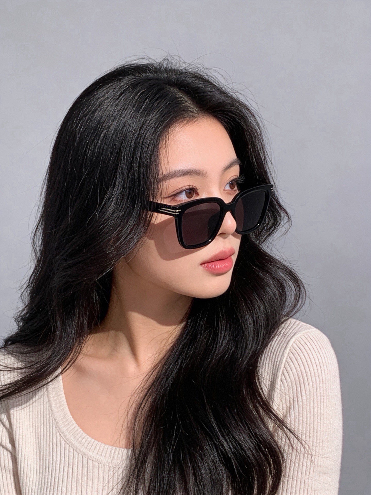 🆕 🔺 【GUCCI】开春新款 潮流爆款 时尚方框偏光太阳镜 高品质 佩戴舒适 网红潮款墨镜 女士高清尼龙偏光太阳镜🕶️