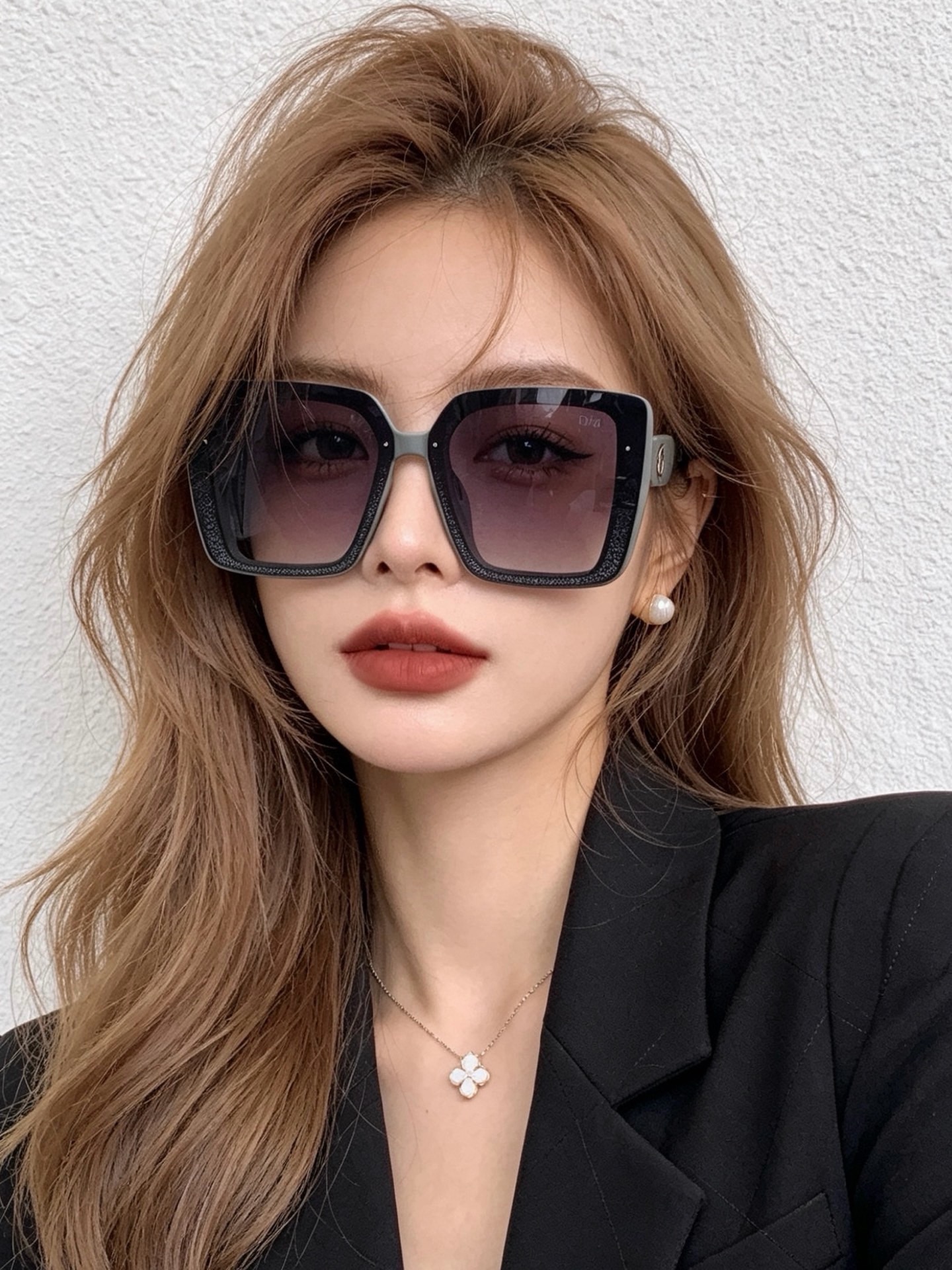 🆕  🔺 【DIOR-迪奥】开春新款 潮流爆款 时尚方框偏光太阳镜 高品质 佩戴舒适 网红潮款墨镜 型号：D6227