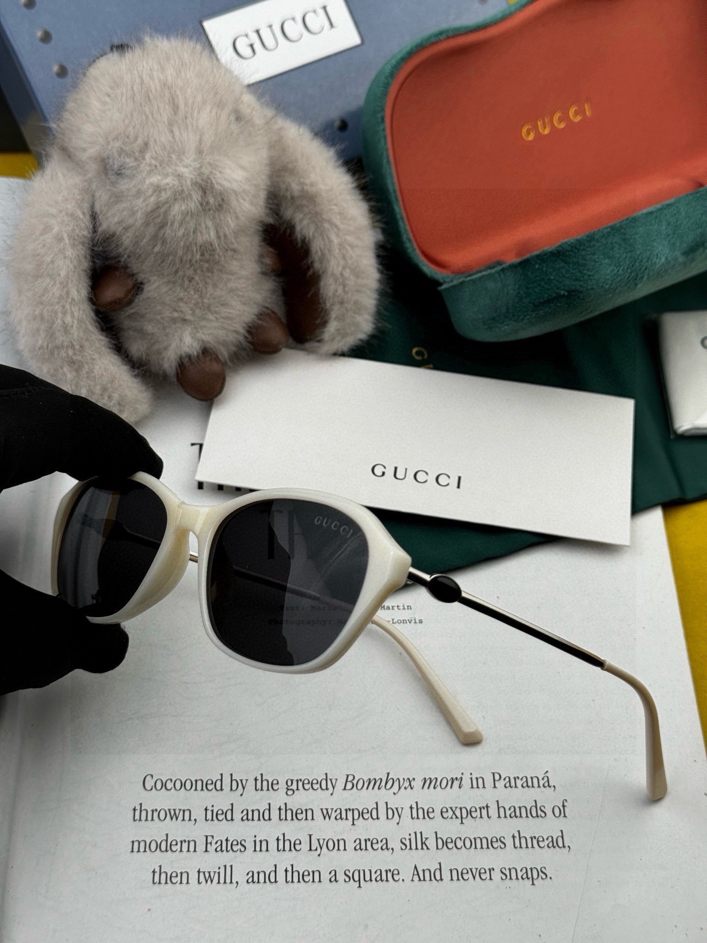 🆕 🔺 【GUCCI】开春新款 潮流爆款 时尚方框偏光太阳镜 高品质 佩戴舒适 网红潮款墨镜 型号：G5906 
