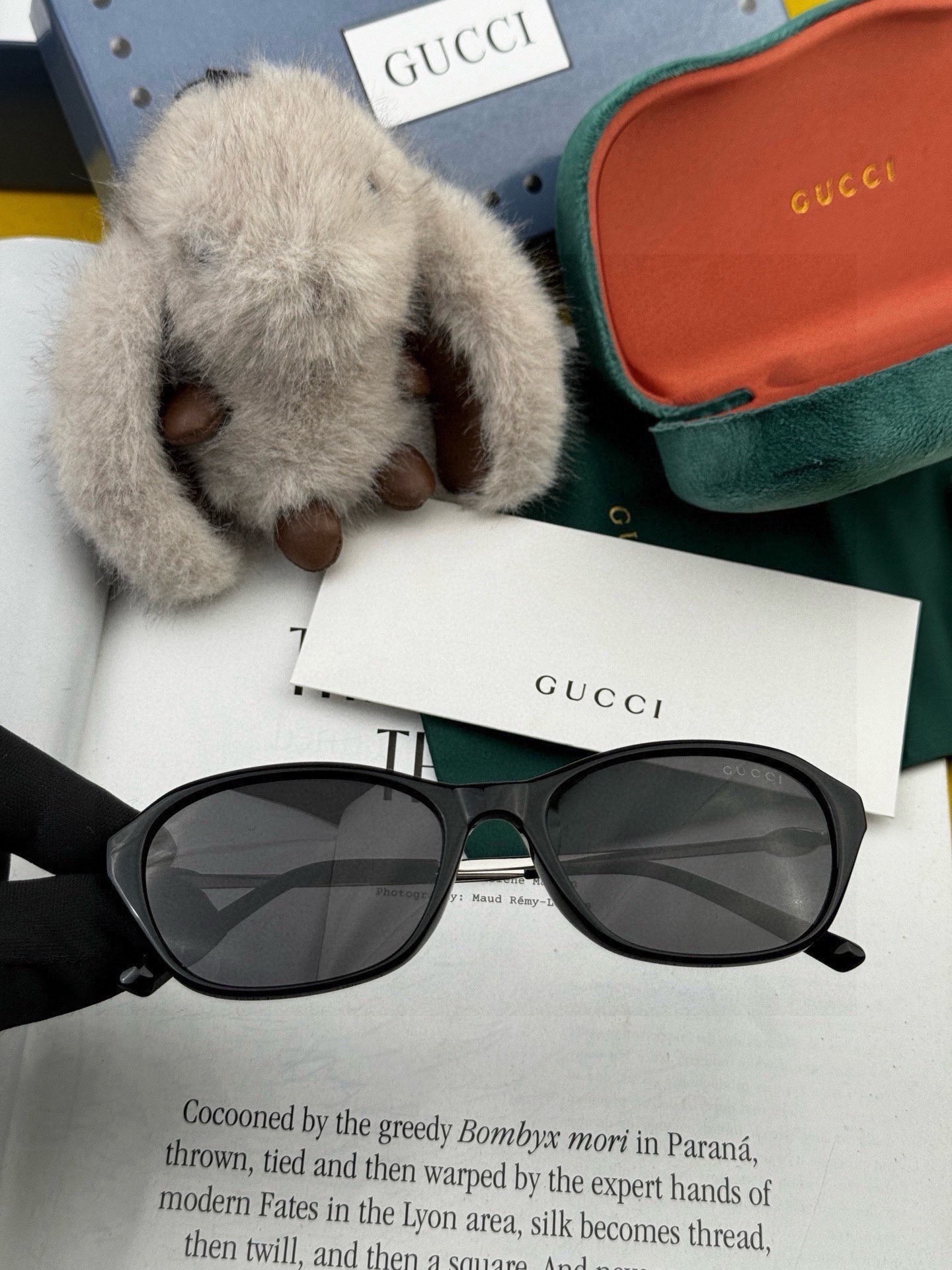🆕 🔺 【GUCCI】开春新款 潮流爆款 时尚方框偏光太阳镜 高品质 佩戴舒适 网红潮款墨镜 型号：G5906 