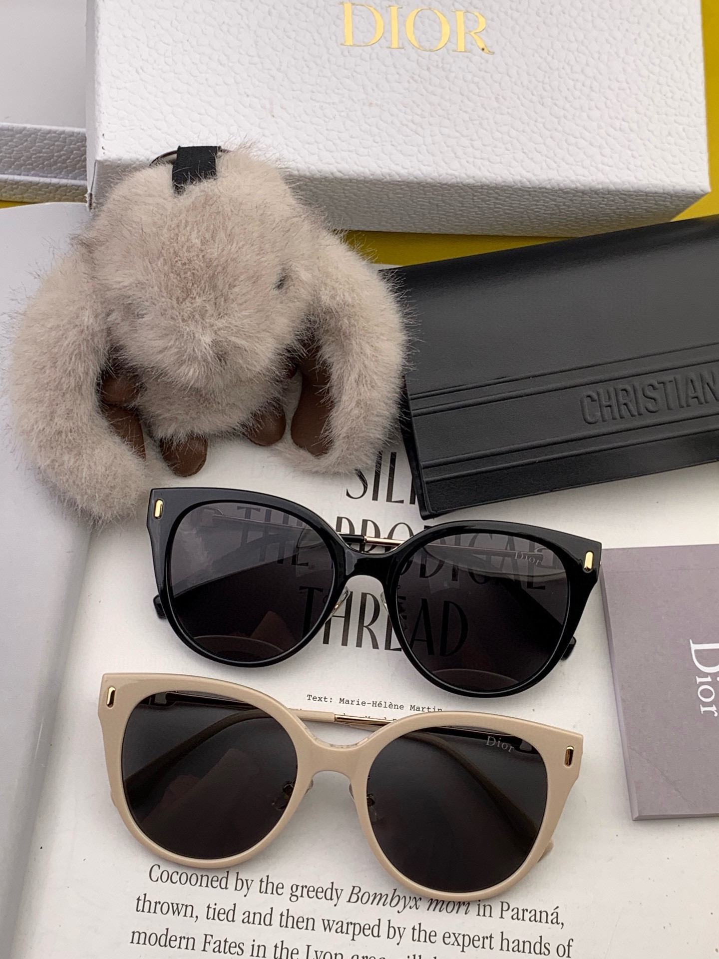 🆕   【DIOR】新款潮流爆款 时尚方框太阳镜 佩戴舒适 网红潮款墨镜  女士高清加厚偏光太阳镜🕶️ 🎉高品质TR镜框