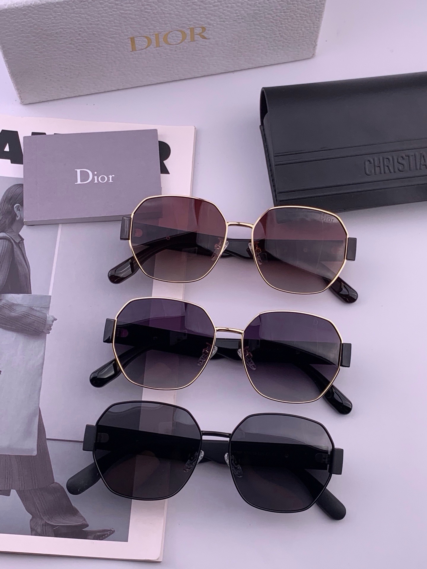 🆕   DIOR🌋☔️时尚圆框太阳镜镜片 顶级奢侈品[强] 高品质[胜利][亲亲]🍦🍨 [得意] 气质非凡😄 🍫🍪女士开