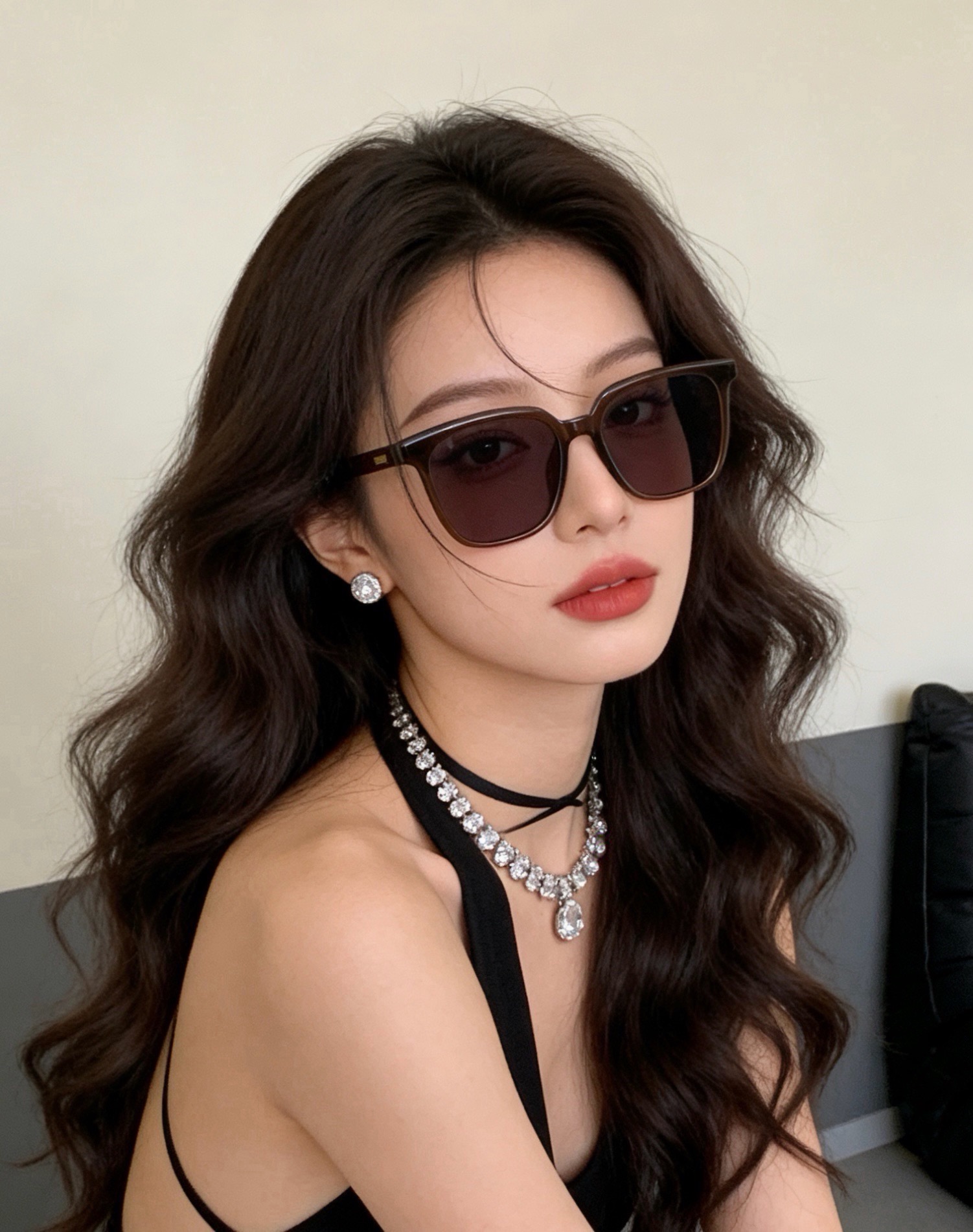 🆕 🔺 【GUCCI】开春新款 潮流爆款 时尚方框偏光太阳镜 高品质 佩戴舒适 网红潮款墨镜 女士高清尼龙偏光太阳镜🕶️