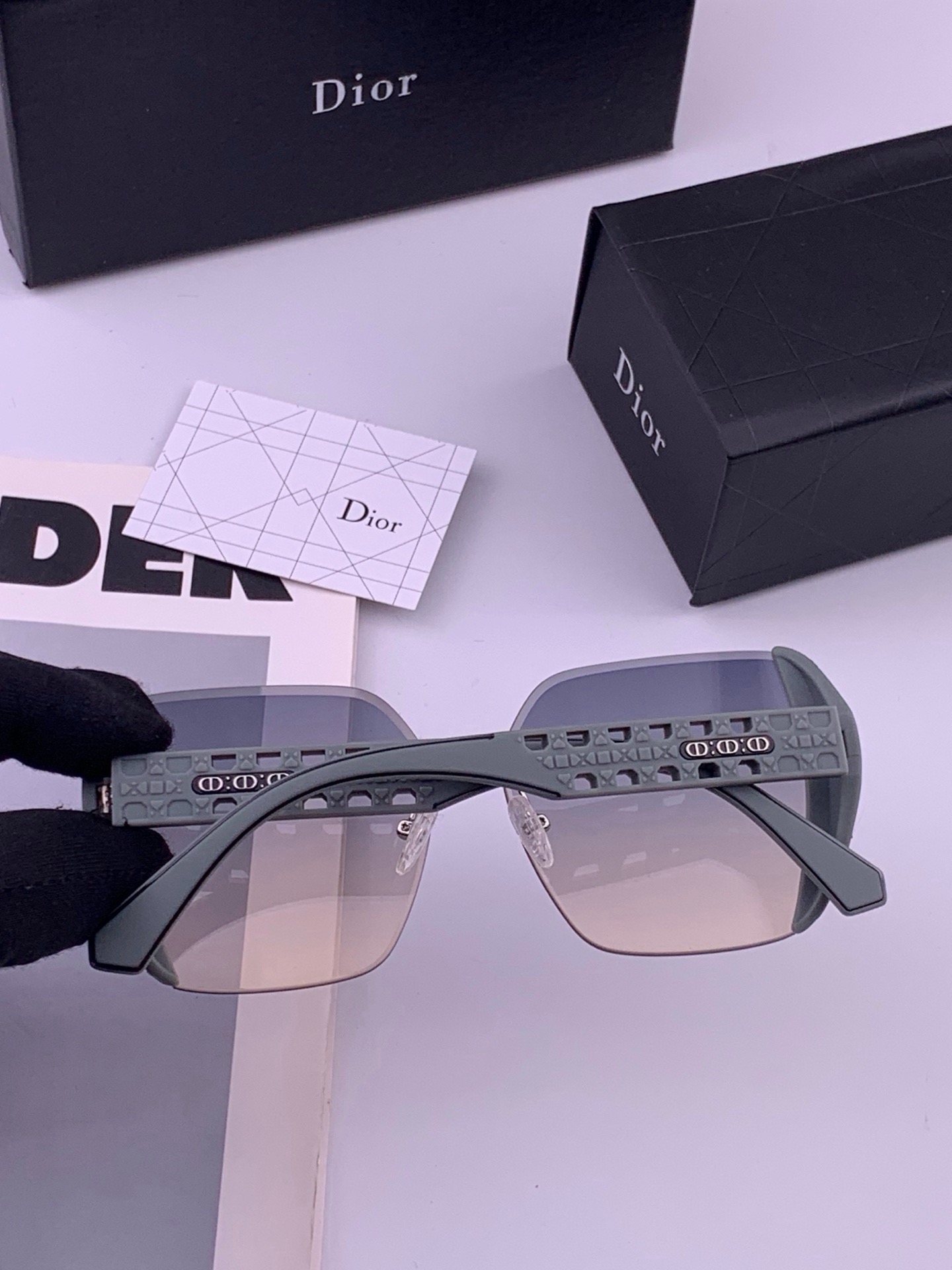 🆕  🔺 【DIOR-迪奥】开春新款 潮流爆款 时尚方框太阳镜 高品质 佩戴舒适 网红潮款墨镜 女士高清太阳镜🕶️ 🎉高