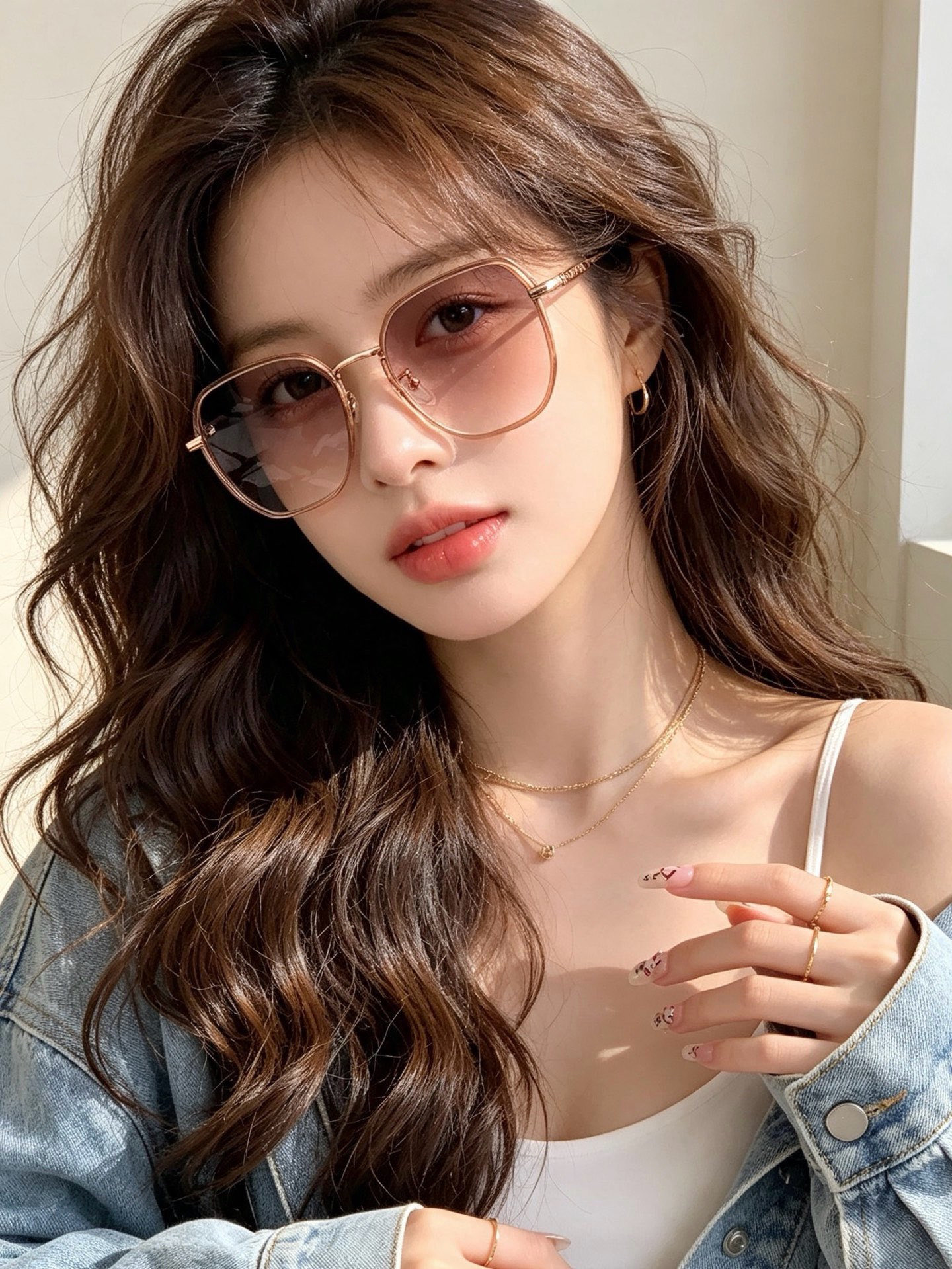 新品CHANEL 香奈儿太阳镜以独特魅力和前卫风格诠释春夏最新眼镜，质感超好佩带舒适 型号：CH9375
