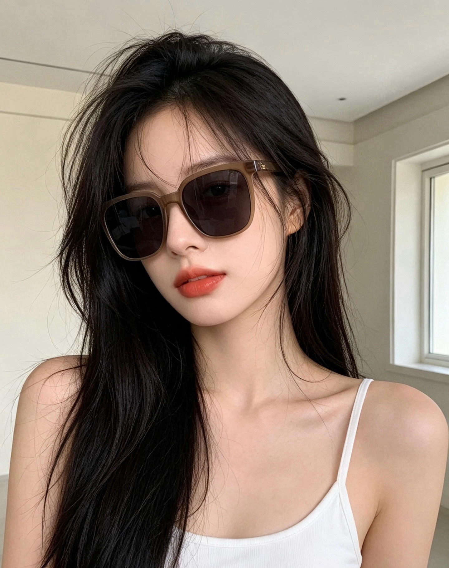 🔺 【GUCCI-偏光太阳镜】开春新款 潮流爆款 时尚偏光太阳镜 高品质 佩戴舒适 网红潮款墨镜 女士高清偏光太阳镜🕶️