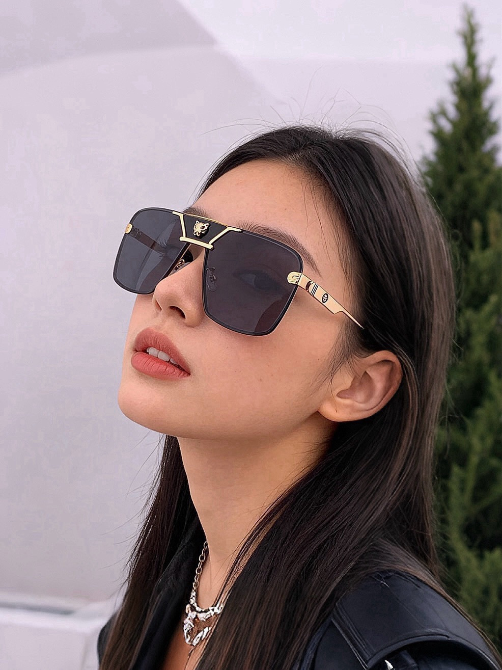 【卡地亚-cartier】 时尚高贵 很美手工🔝🔝高端品质 男女通用太阳眼镜 经典之作  有分量有质感的一款太阳镜  电
