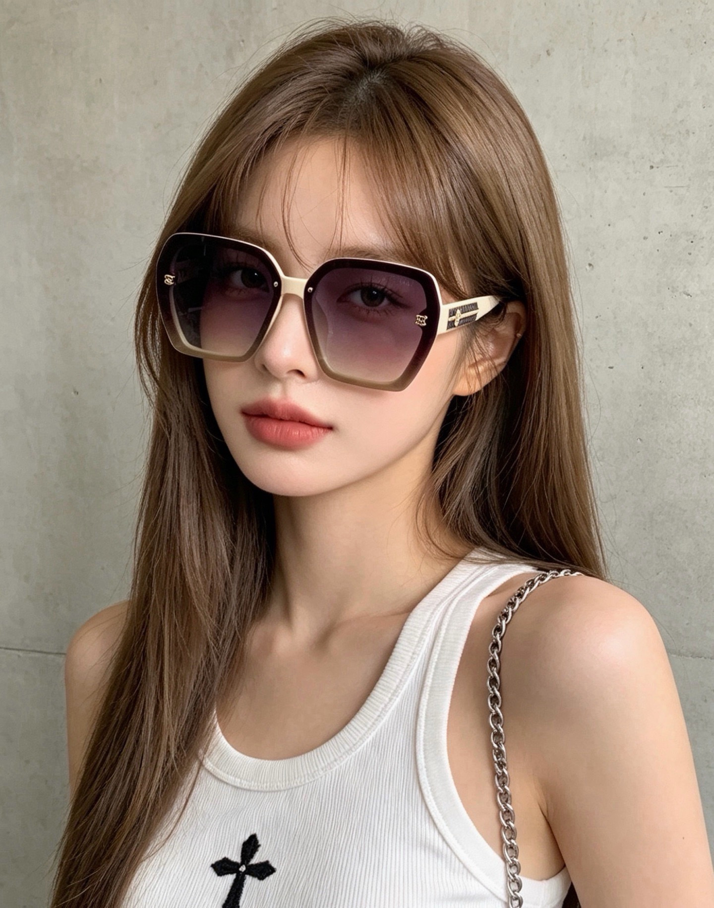 【CHANEL】香奈儿 新款潮流爆款 时尚方框太阳镜 佩戴舒适 网红潮款墨镜  女士高清加厚偏光太阳镜🕶️ 🎉高品质TR