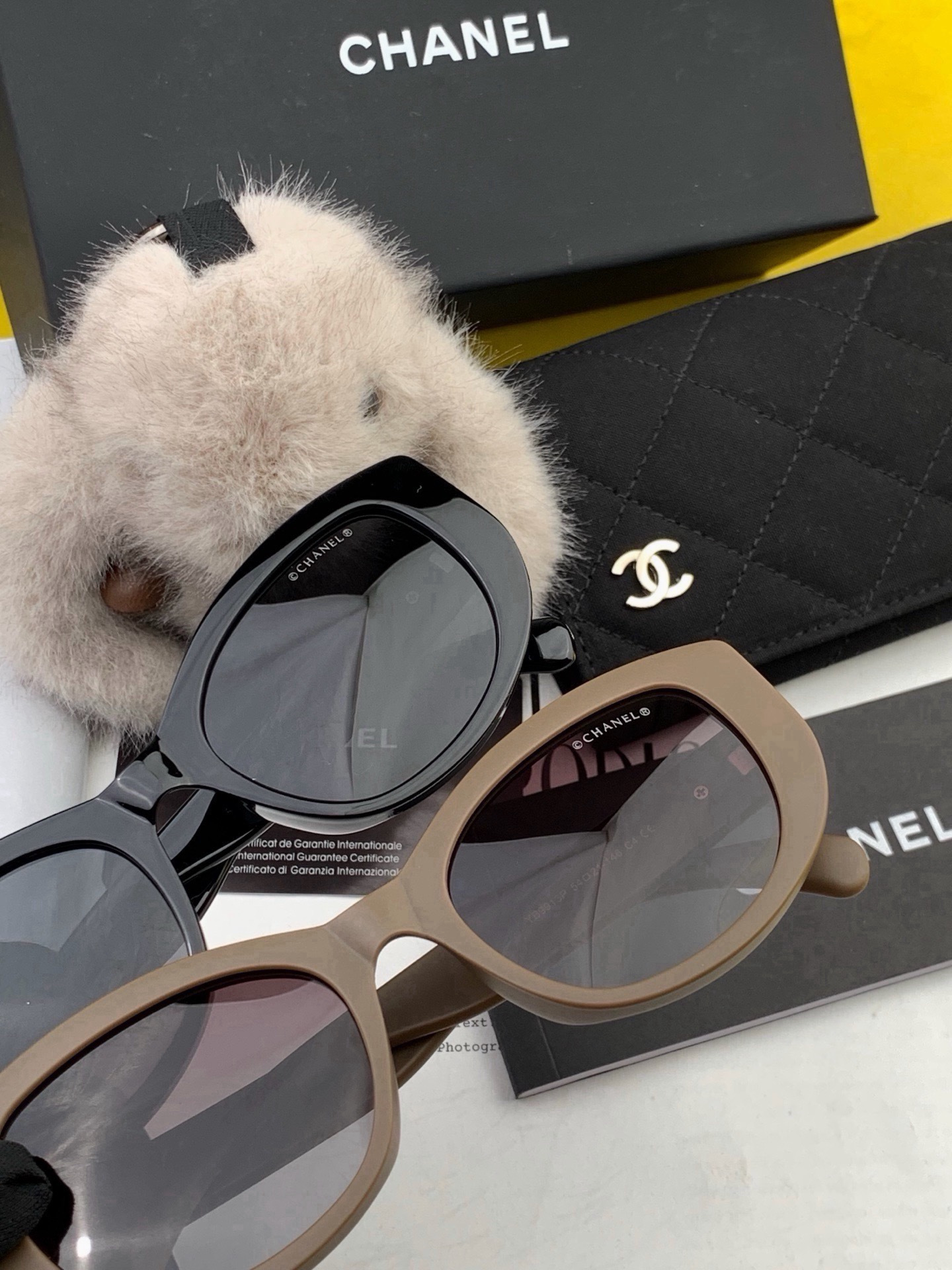 【CHANEL】香奈儿 新款潮流爆款 时尚圆框太阳镜 佩戴舒适 网红潮款墨镜  女士高清加厚偏光太阳镜🕶️ 🎉高品质TR