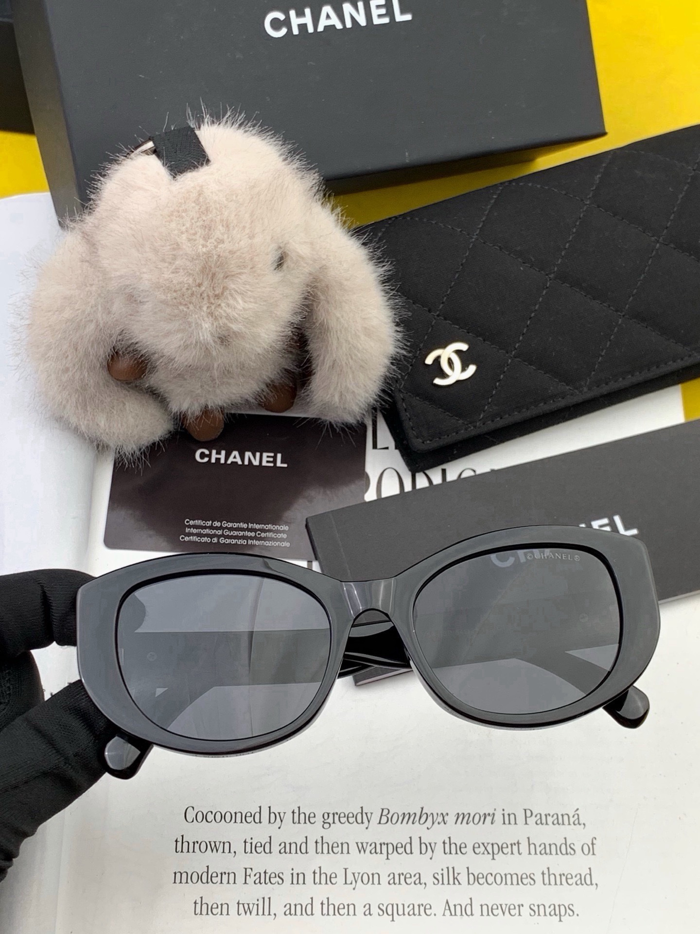 【CHANEL】香奈儿 新款潮流爆款 时尚圆框太阳镜 佩戴舒适 网红潮款墨镜  女士高清加厚偏光太阳镜🕶️ 🎉高品质TR
