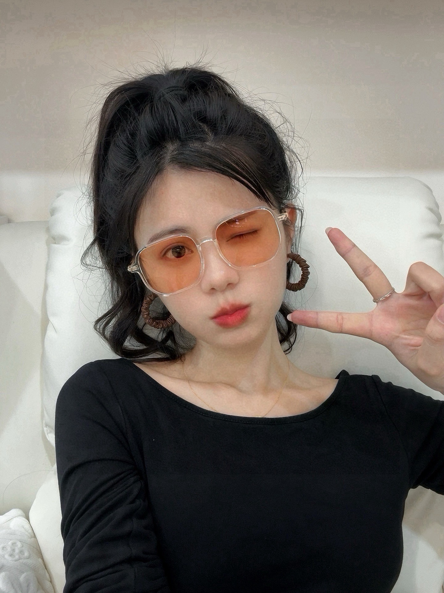 【TR偏光系列】Gucci   经典的方框设计，不挑脸型，无论搭配大衣还是连衣裙都非常显气质尼龙偏光镜片预防紫外线 型号