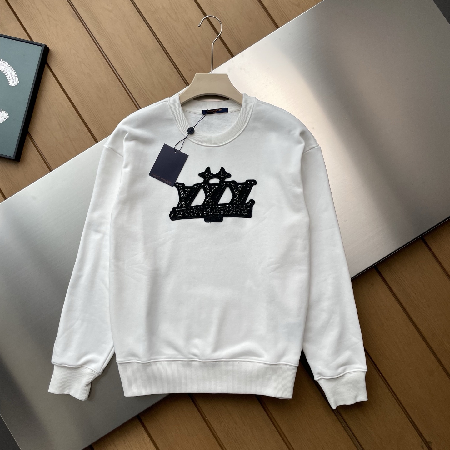 Louis Vuitton 2025 Fall/Winter Limited Edition Rhinestone Crewneck Sweatshirt