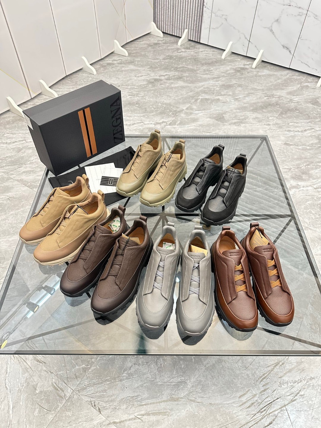 Zegna todos los colores están disponibles, forro de piel de vaca de piel de vaca, 38-47, durante tod