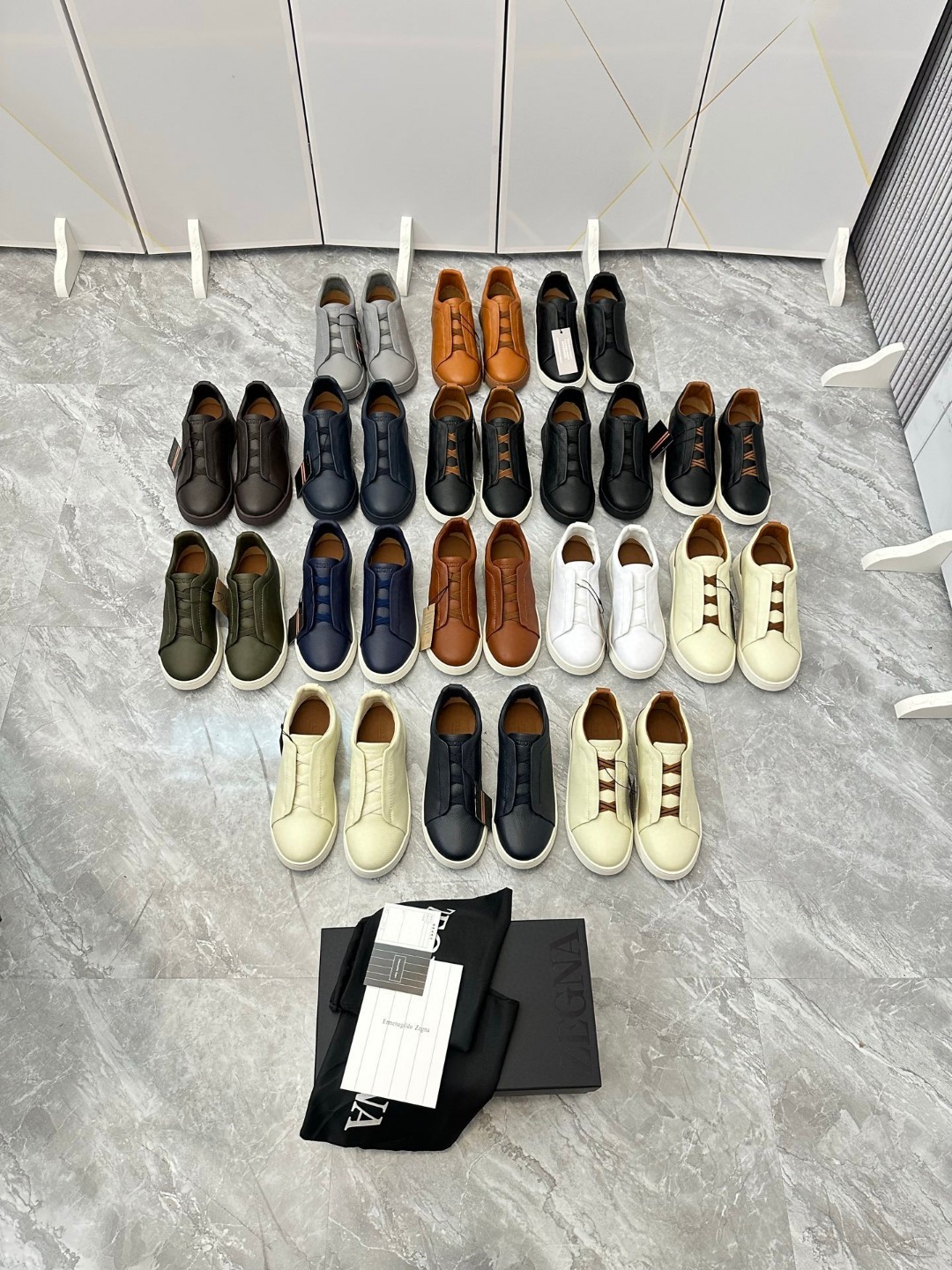 Zegna todos los colores están disponibles, forro de piel de vaca de piel de vaca, 38-47, durante tod