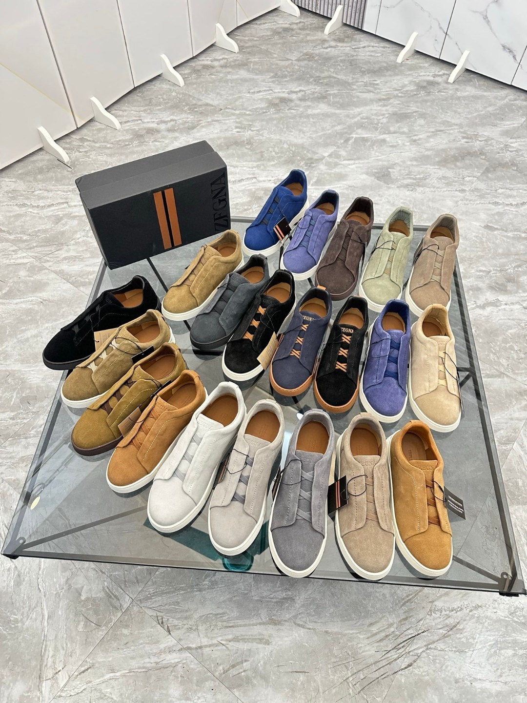 Zegna todos los colores están disponibles, forro de piel de vaca de piel de vaca, 38-47, durante tod