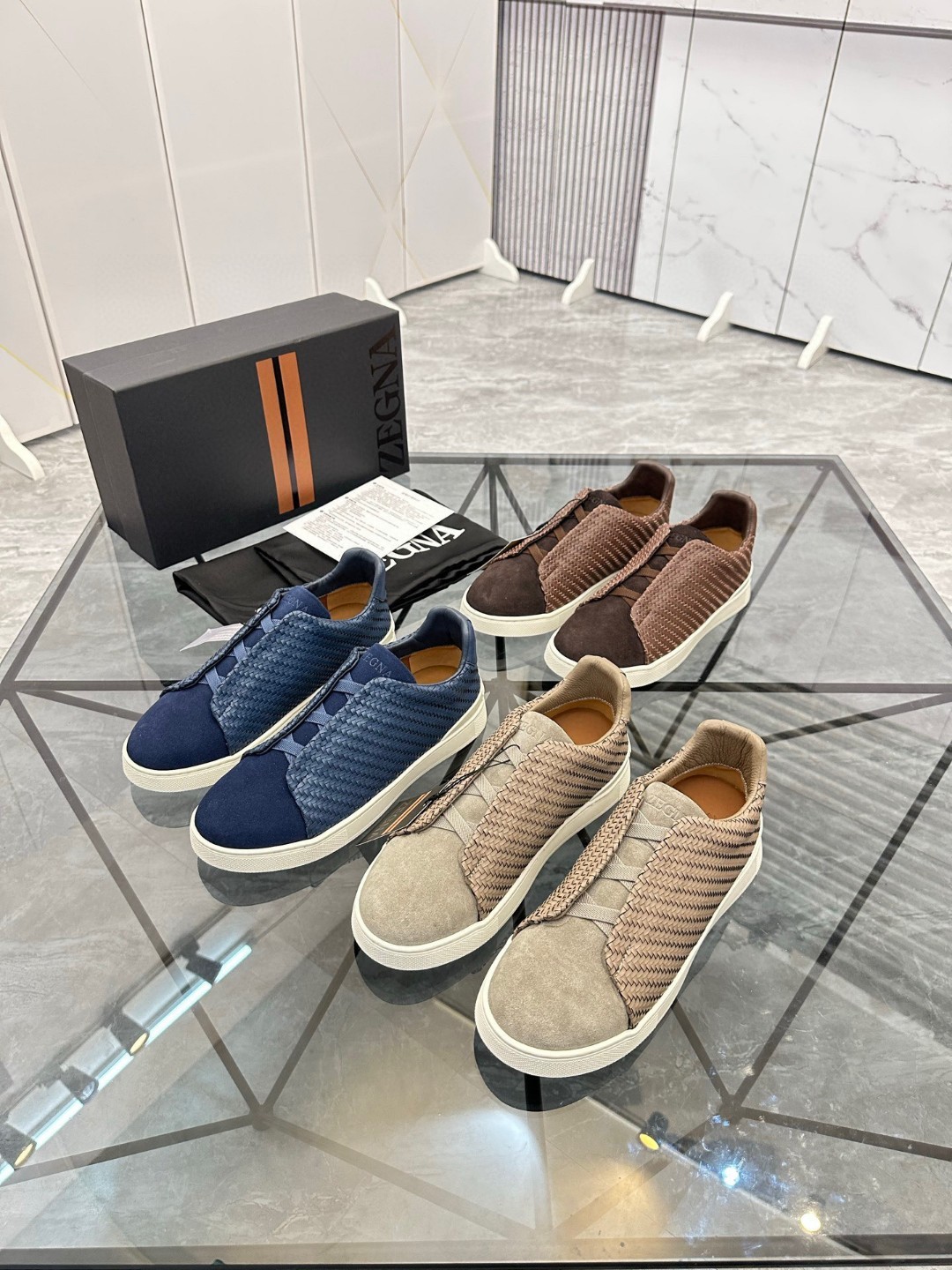 Zegna todos los colores están disponibles, forro de piel de vaca de piel de vaca, 38-47, durante tod