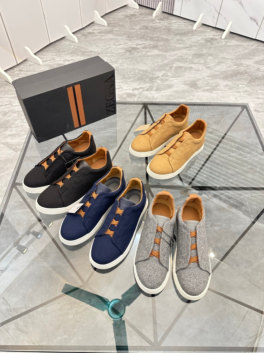 Zegna todos los colores están disponibles, forro de piel de vaca de piel de vaca, 38-47, durante tod