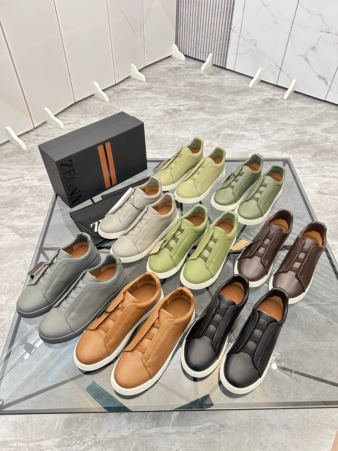 Zegna todos los colores están disponibles, forro de piel de vaca de piel de vaca, 38-47, durante tod